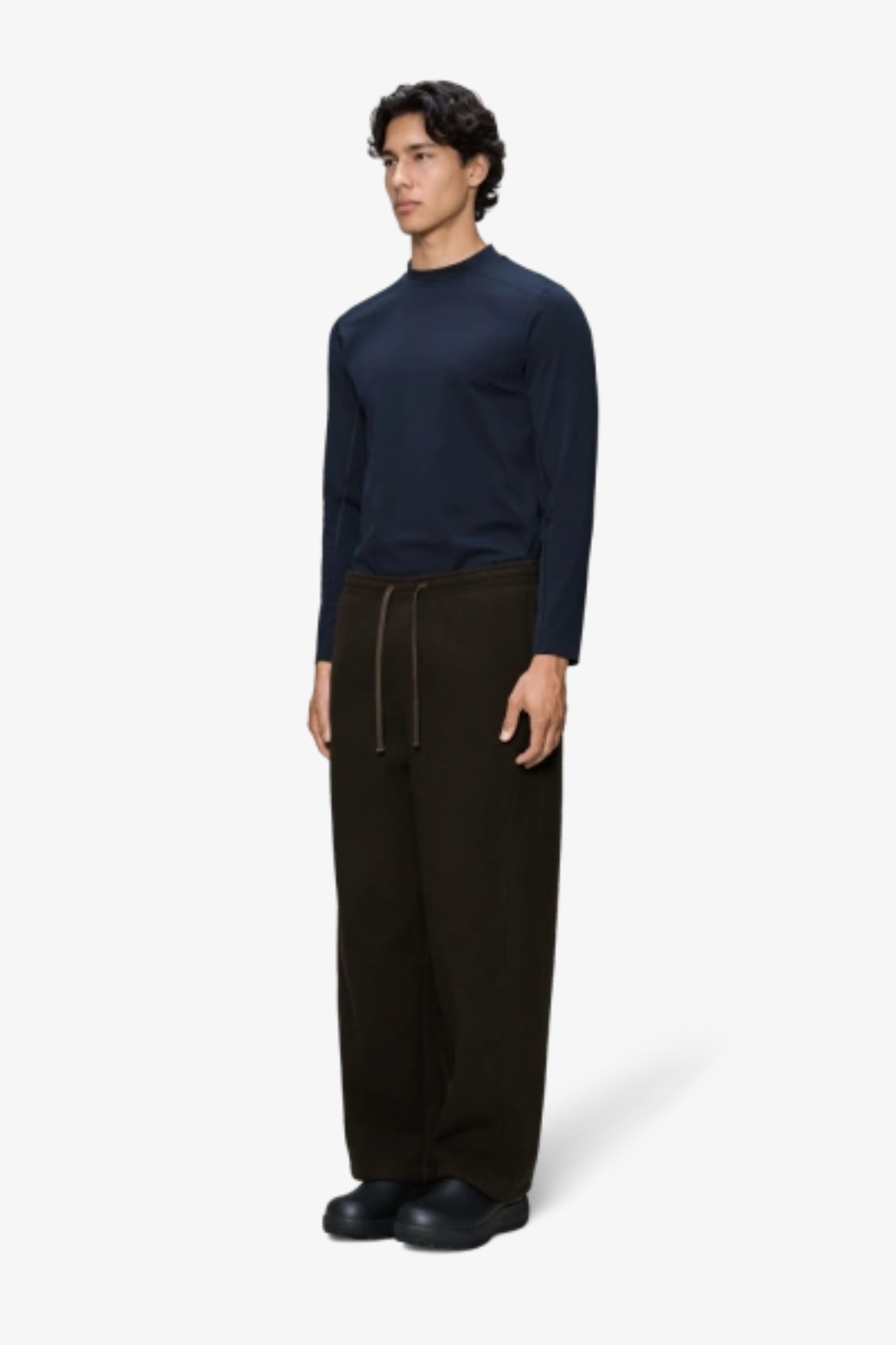 FLEECE PANTS - BARK