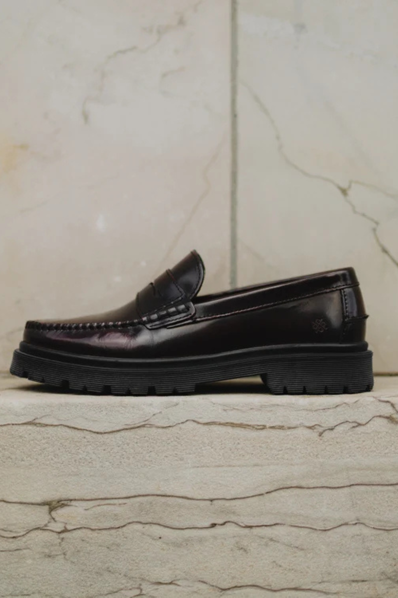 AUSTIN MEN SHOES - BORDEAUX POLIDO