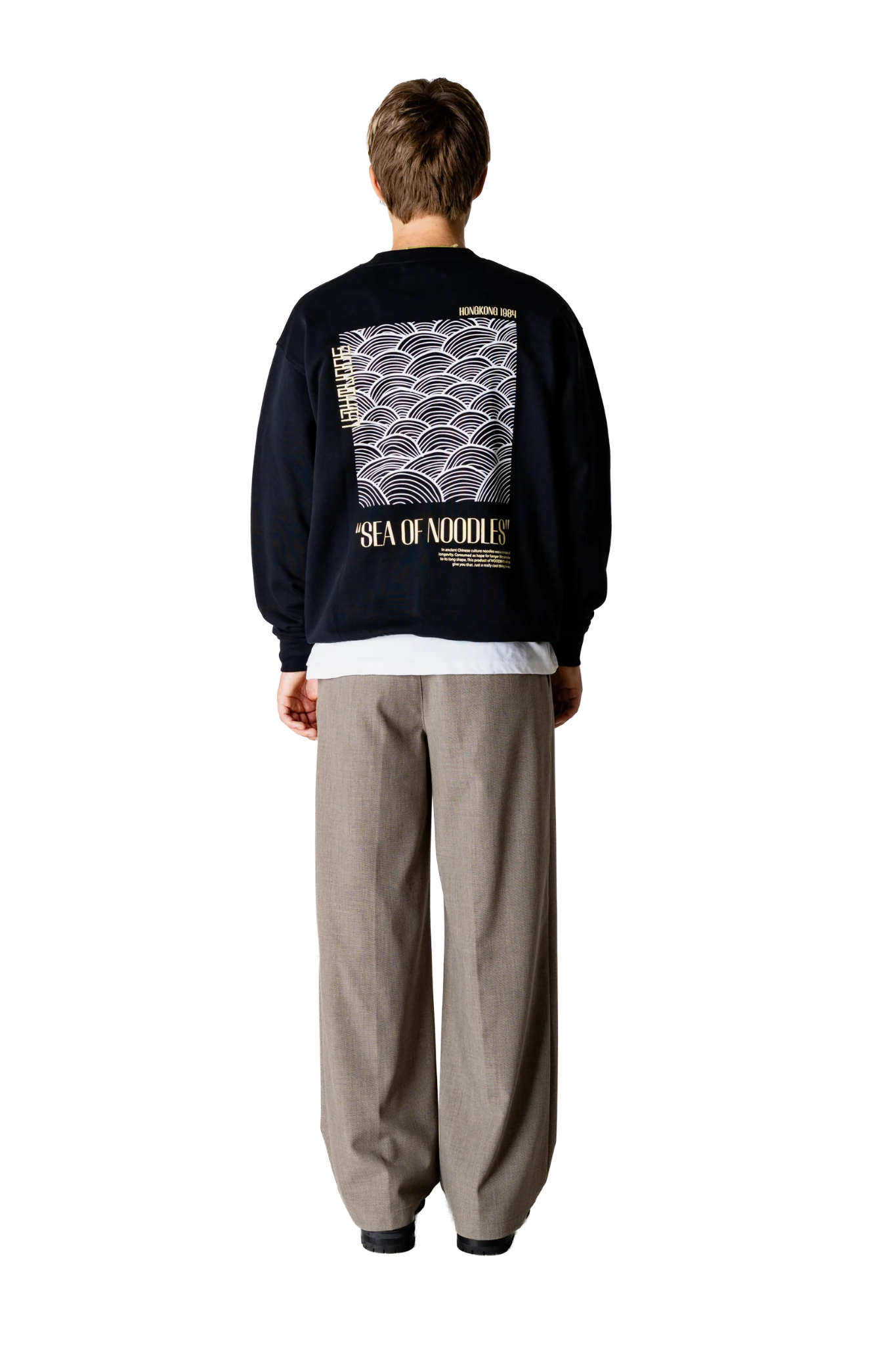 BIN GUAN PANTS - SAND MELANGE