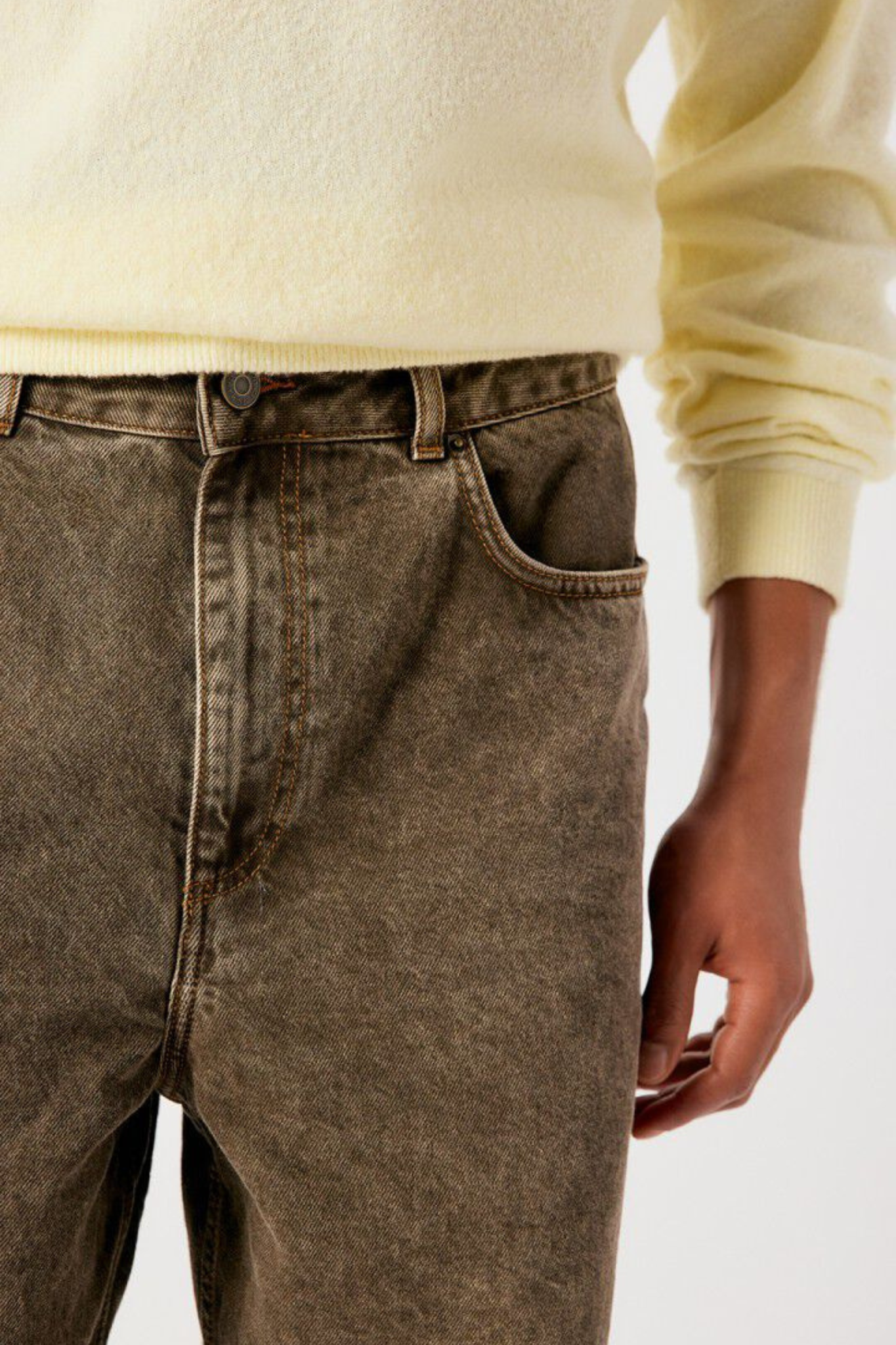 OSHOW JEANS MEN - STONE BROWN