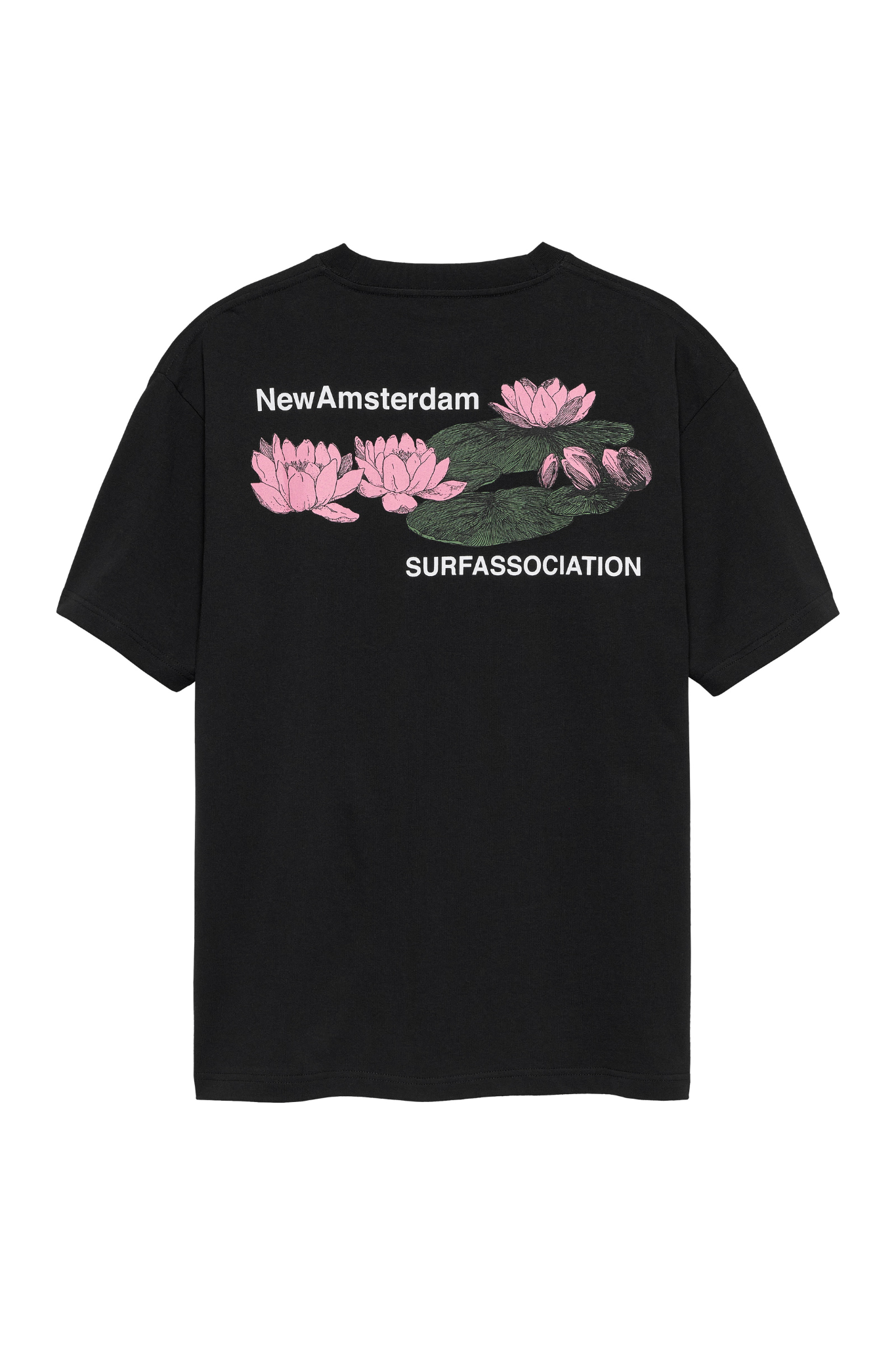 LILIES T-SHIRT - BLACK