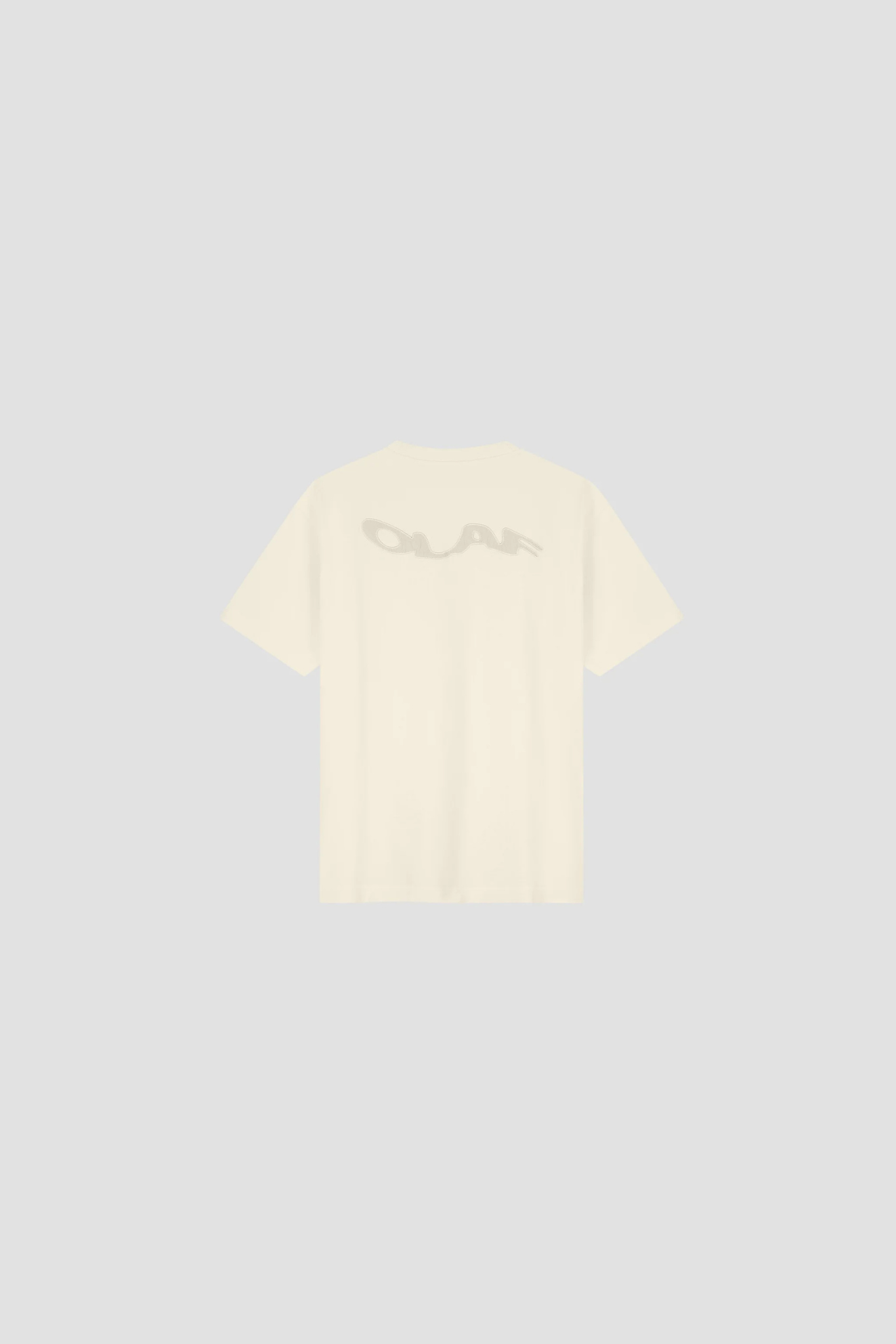 RIPSTOP APPLIQUE RELAXED T-SHIRT - OFF WHITE