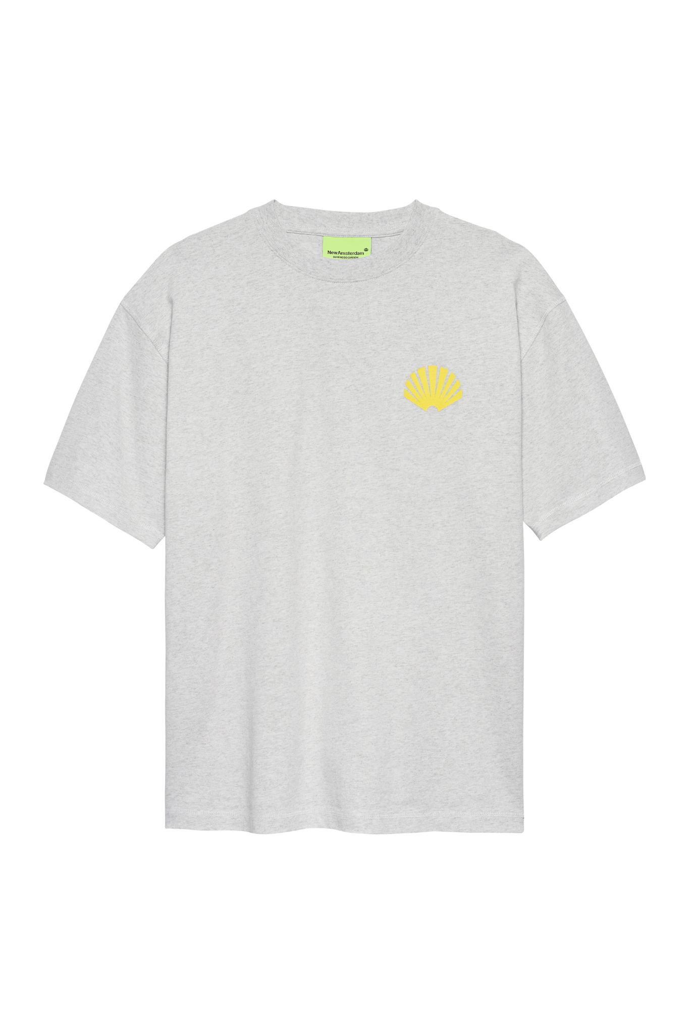 LOGO T-SHIRT - ASH LEMON