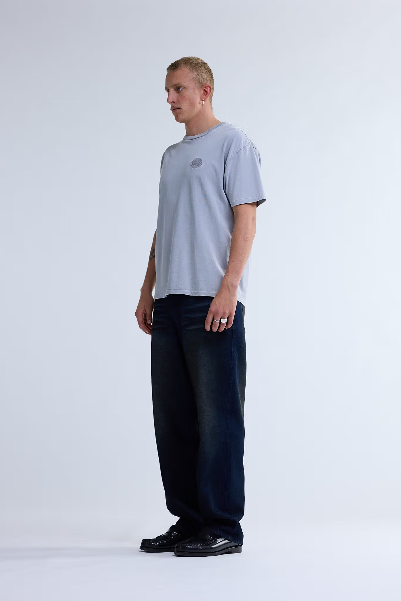 CHOP T-SHIRT - WASHED GREY