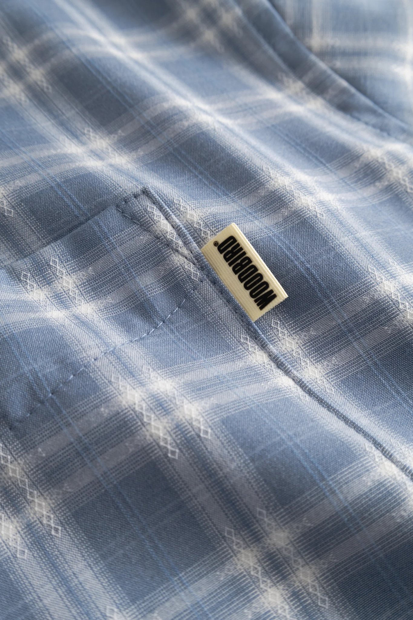 JONG DOBBY CHECK SHIRT - LIGHT BLUE