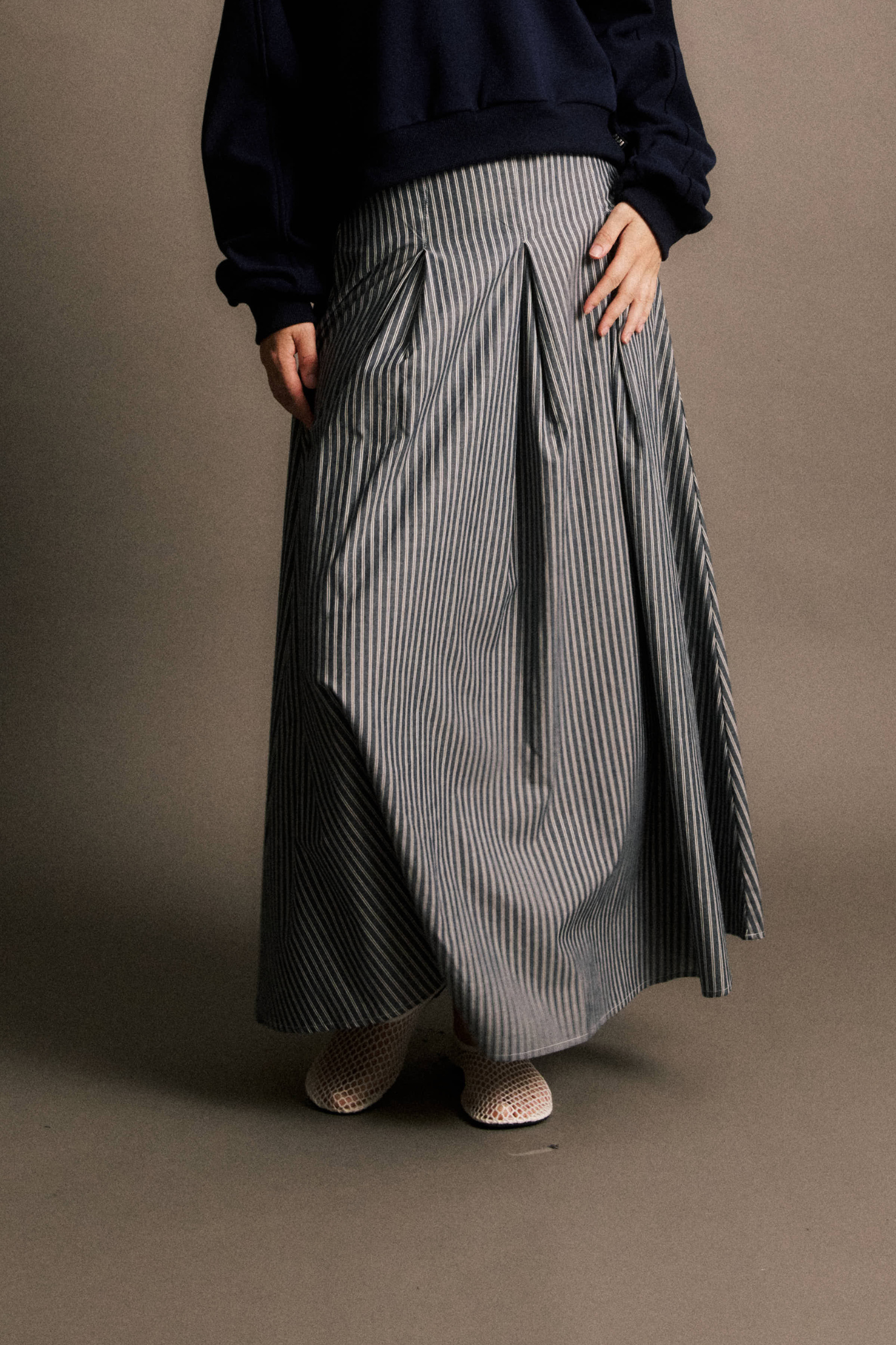 ELIOTT SKIRT - BLUE NUIT