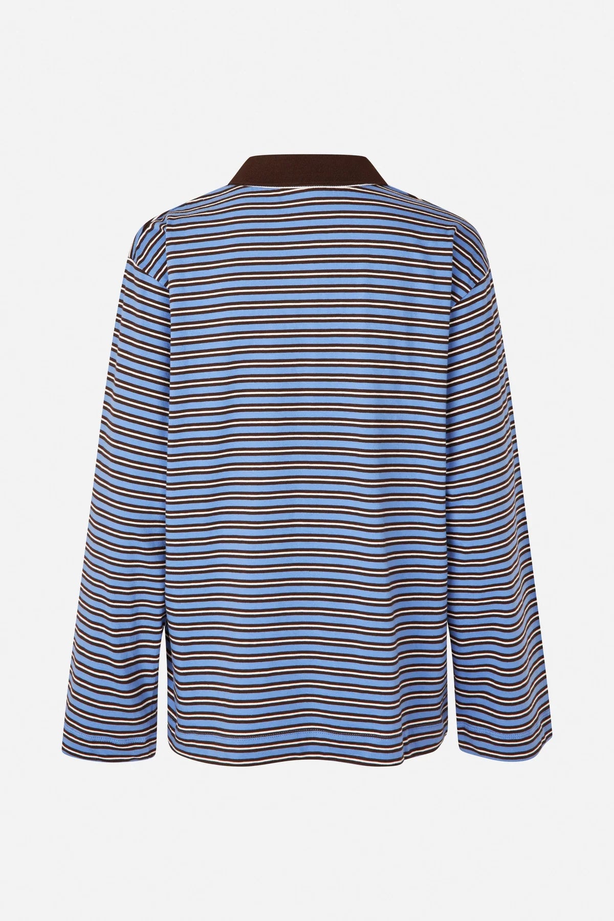 JEANNI T-SHIRT - JAVA POLO STRIPE