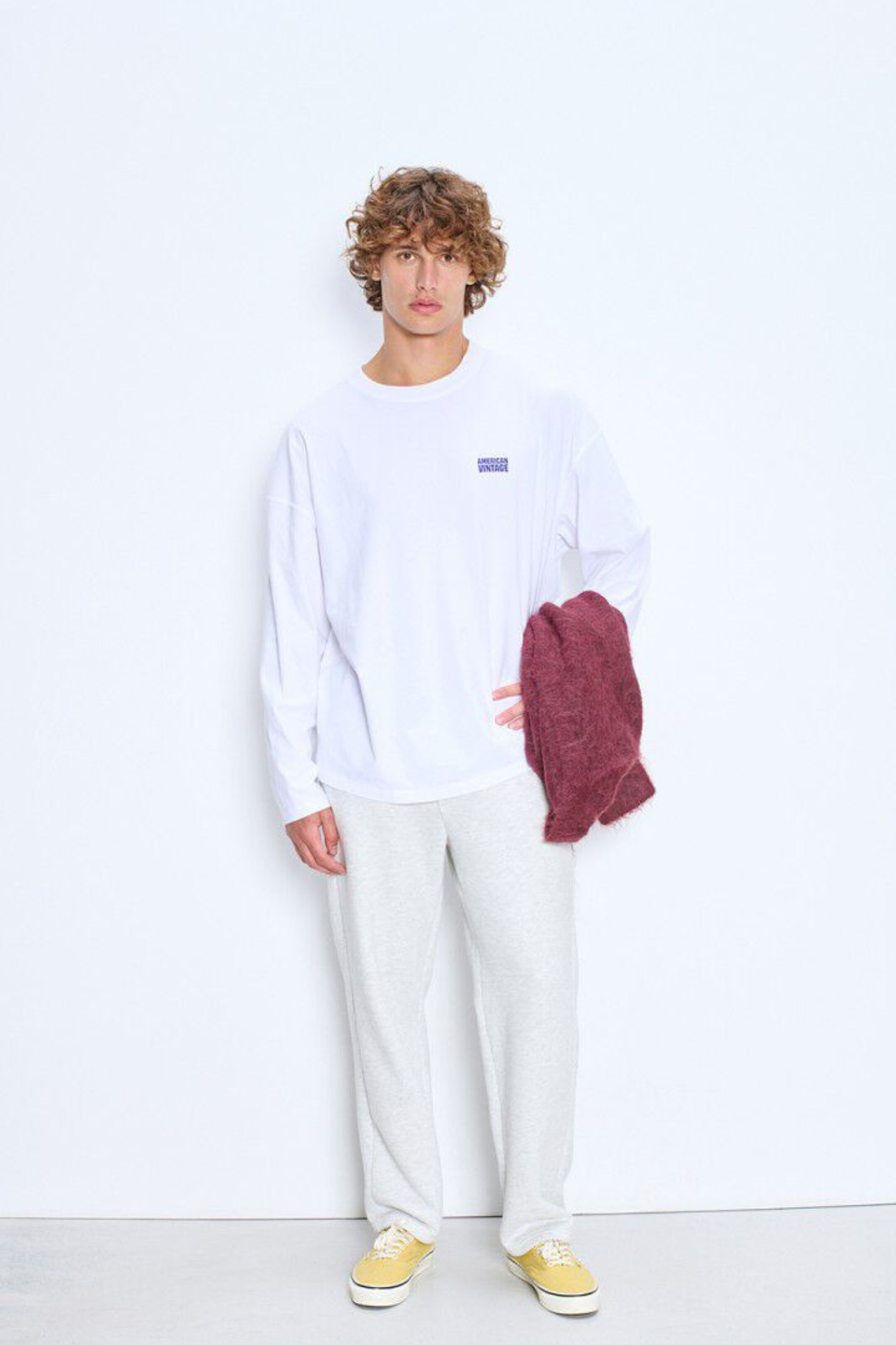 GIXY T-SHIRT LS - WHITE