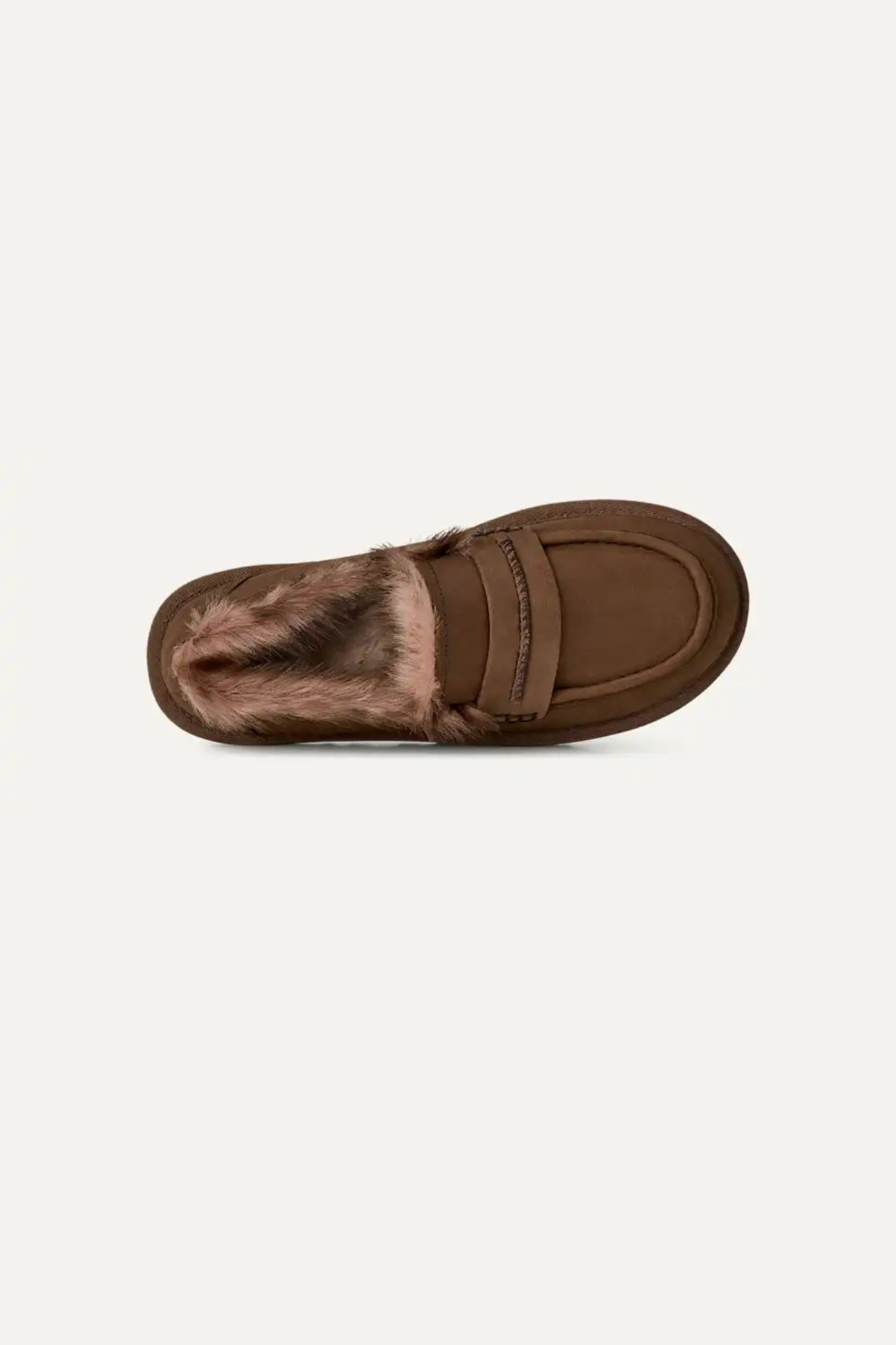 ELLIS NUBUCK LOAFER WOMEN SHOES - DARK CHESTNUT