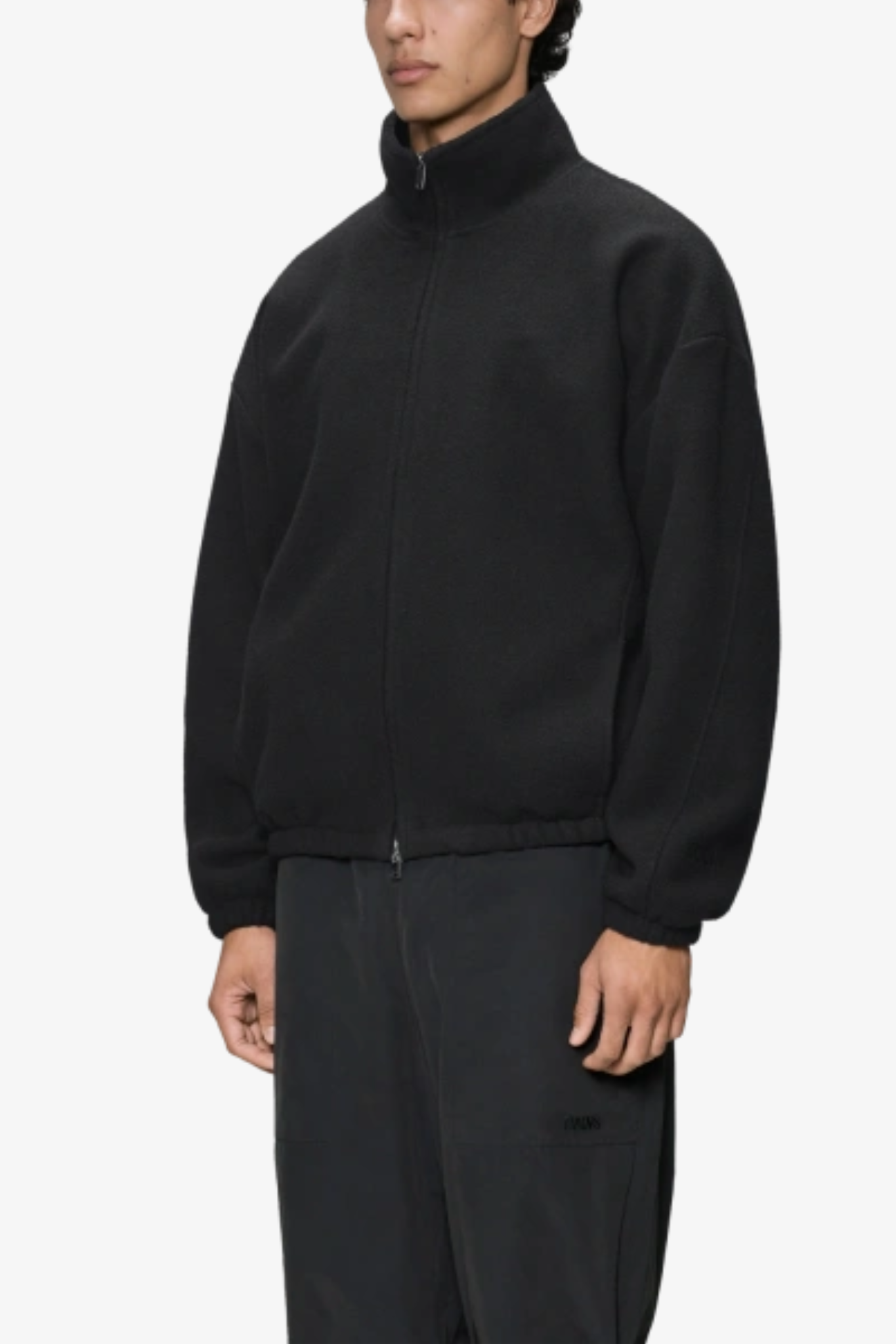 FLEECE ZIP JACKET - BARK