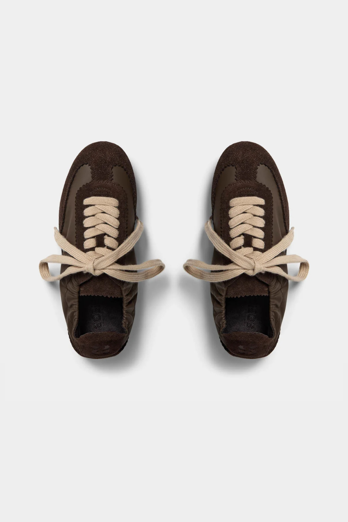 ELLISA SNEAKERINA SHOES - DARK BROWN