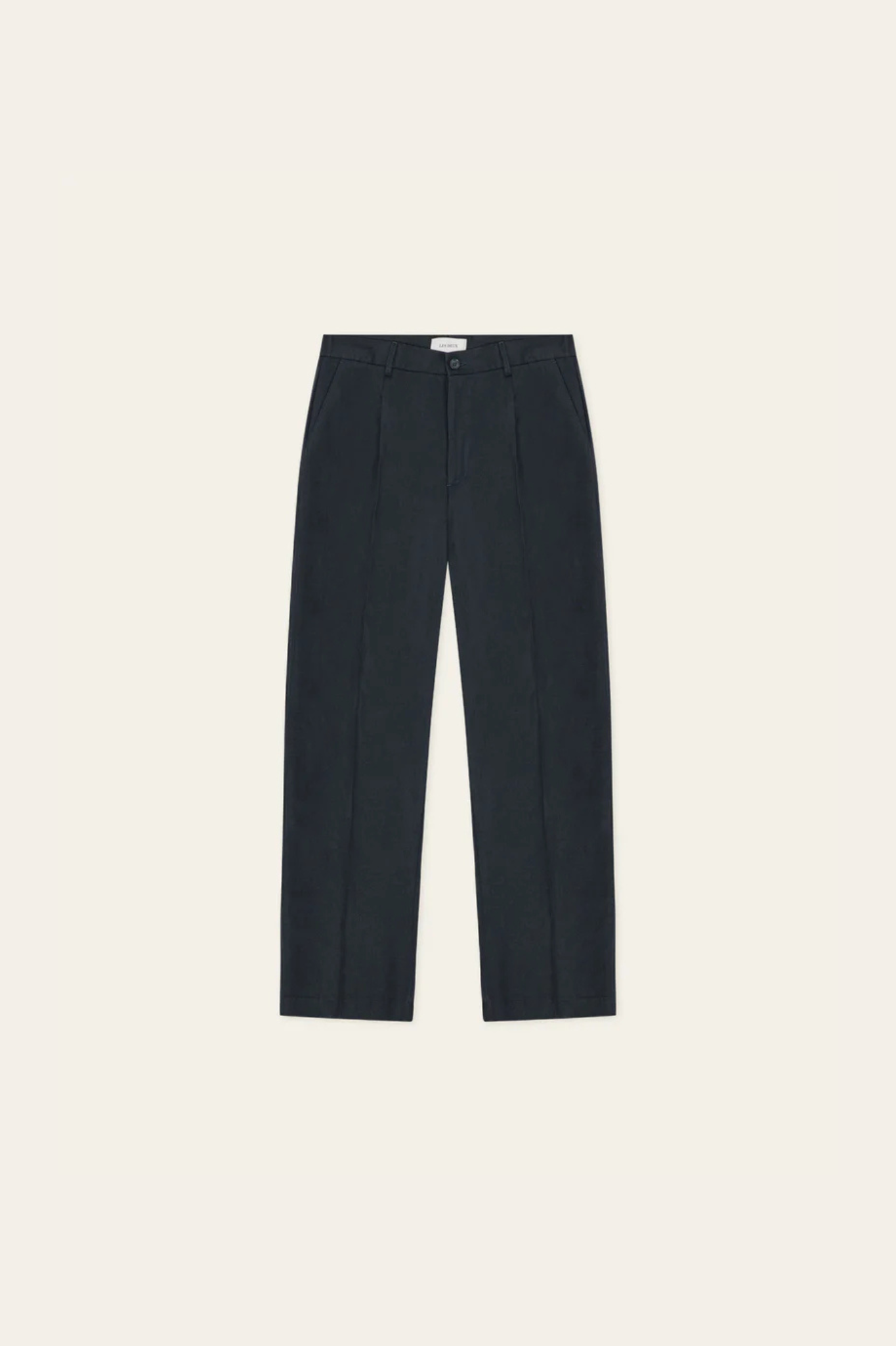 PLEATED TWILL SUIT PANTS - DARK BLUE NIGHT