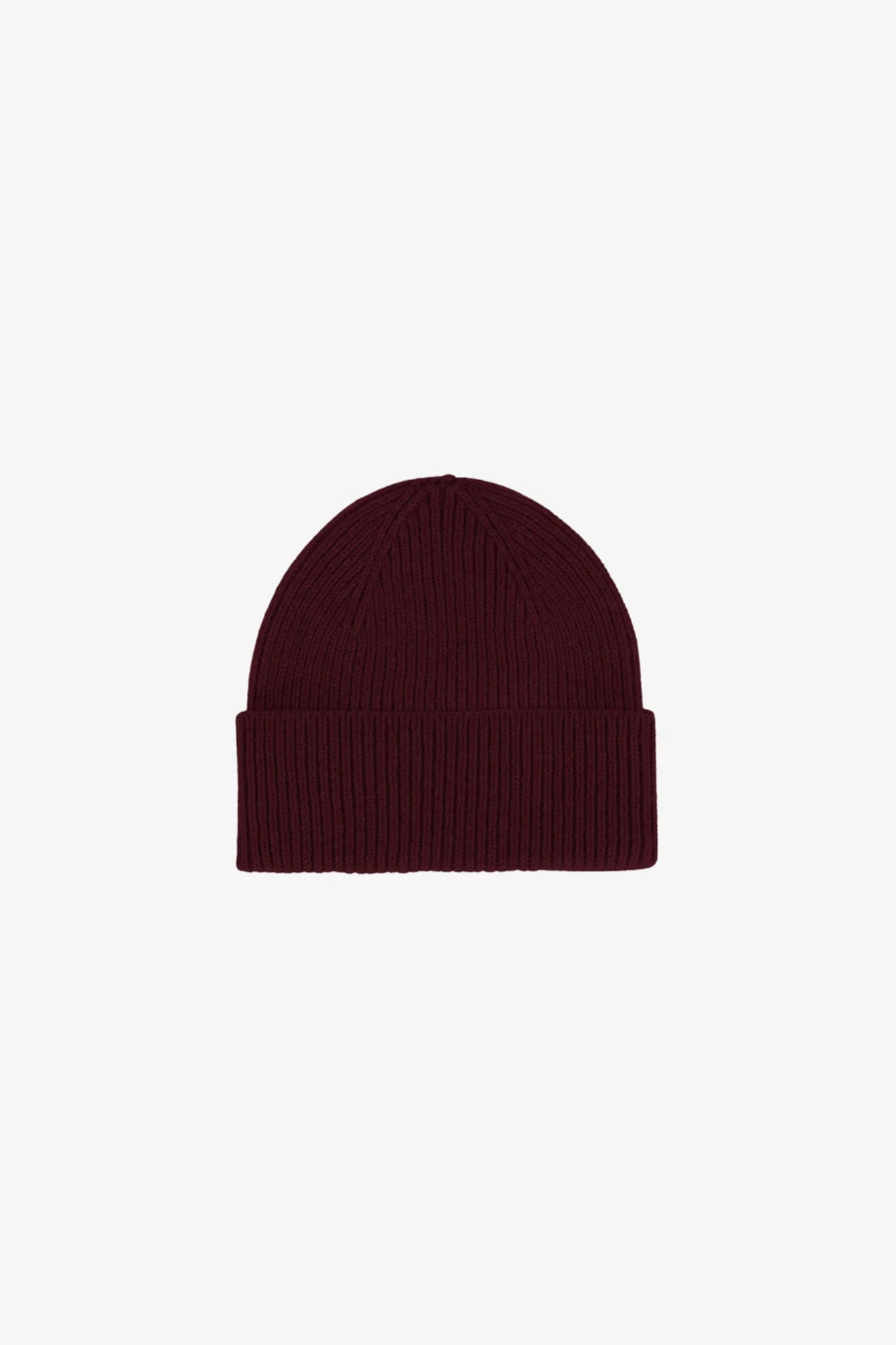 MERINO WOOL BEANIE - OXBLOOD RED