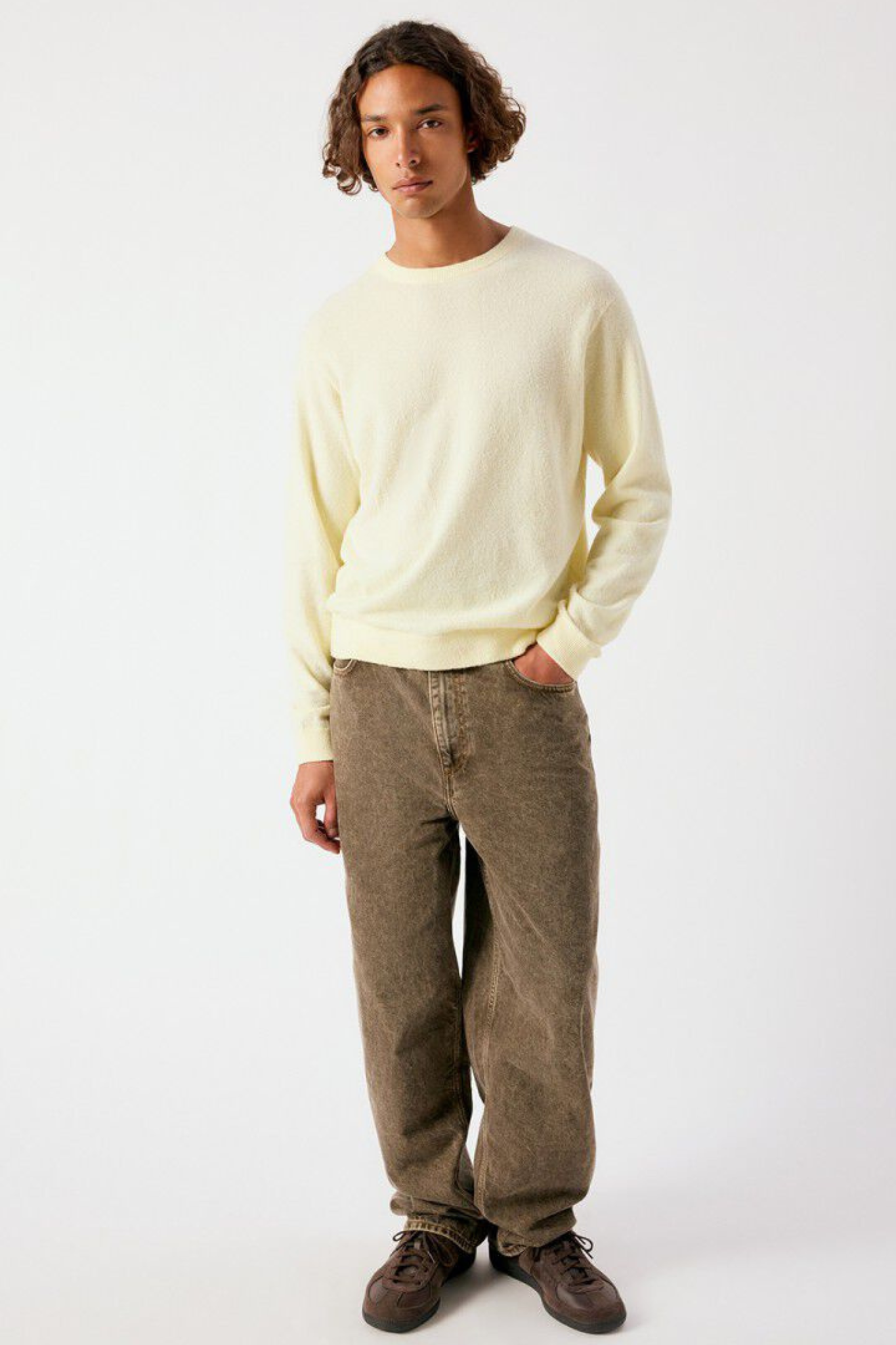 OSHOW JEANS MEN - STONE BROWN