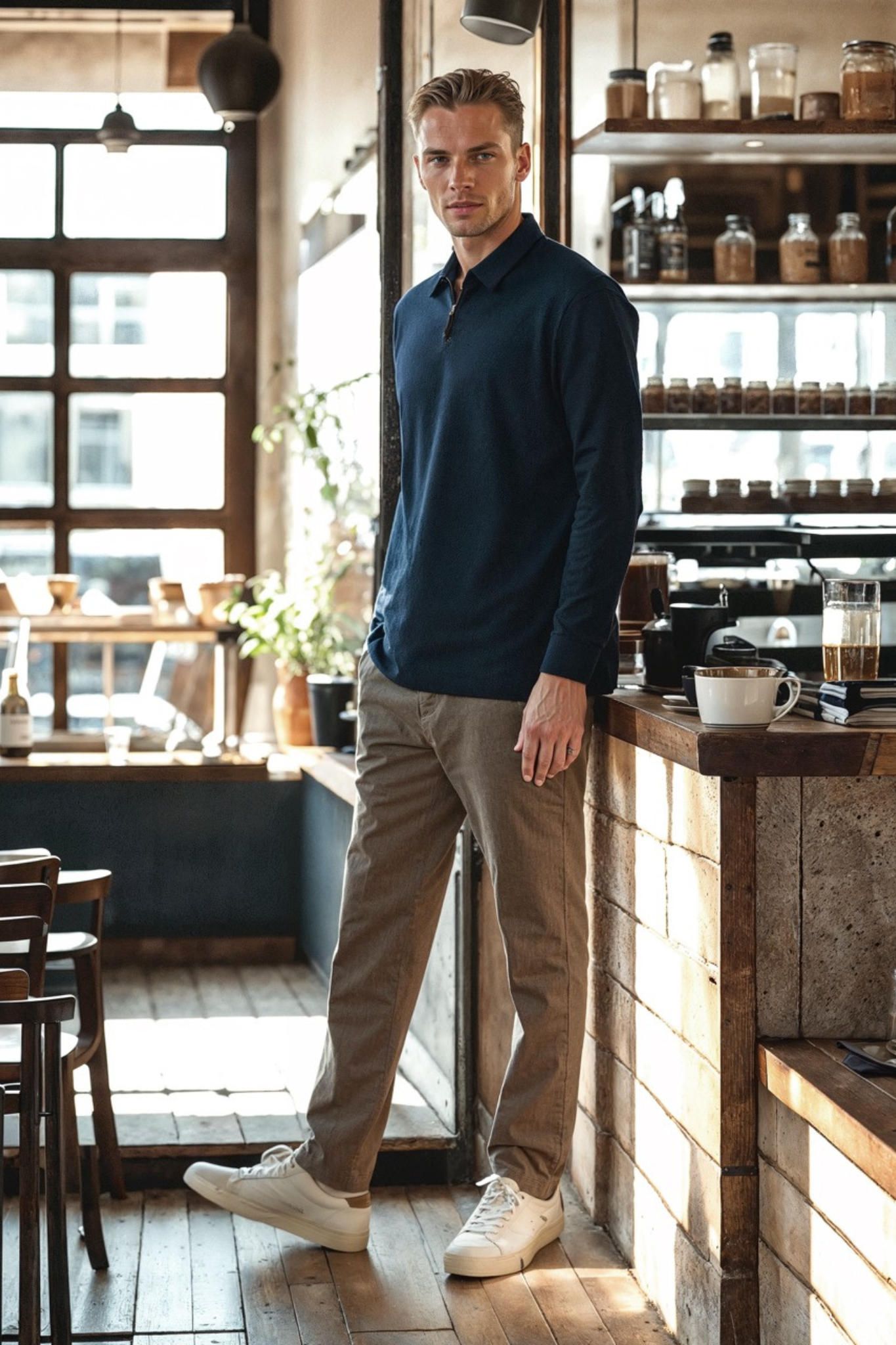 COPENHAGEN BRENDON JERSEY PANTS - DARK KHAKI