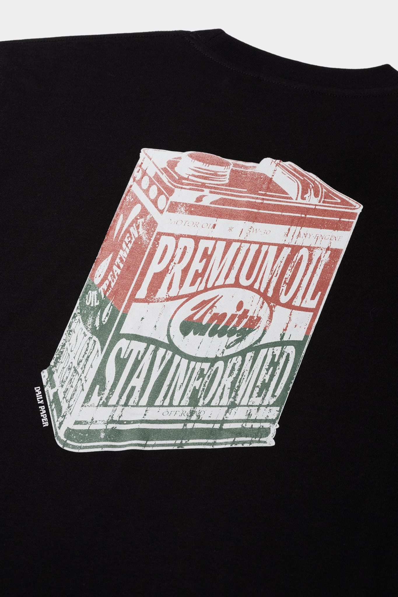 OIL CAN SS T-SHIRT - BLACK