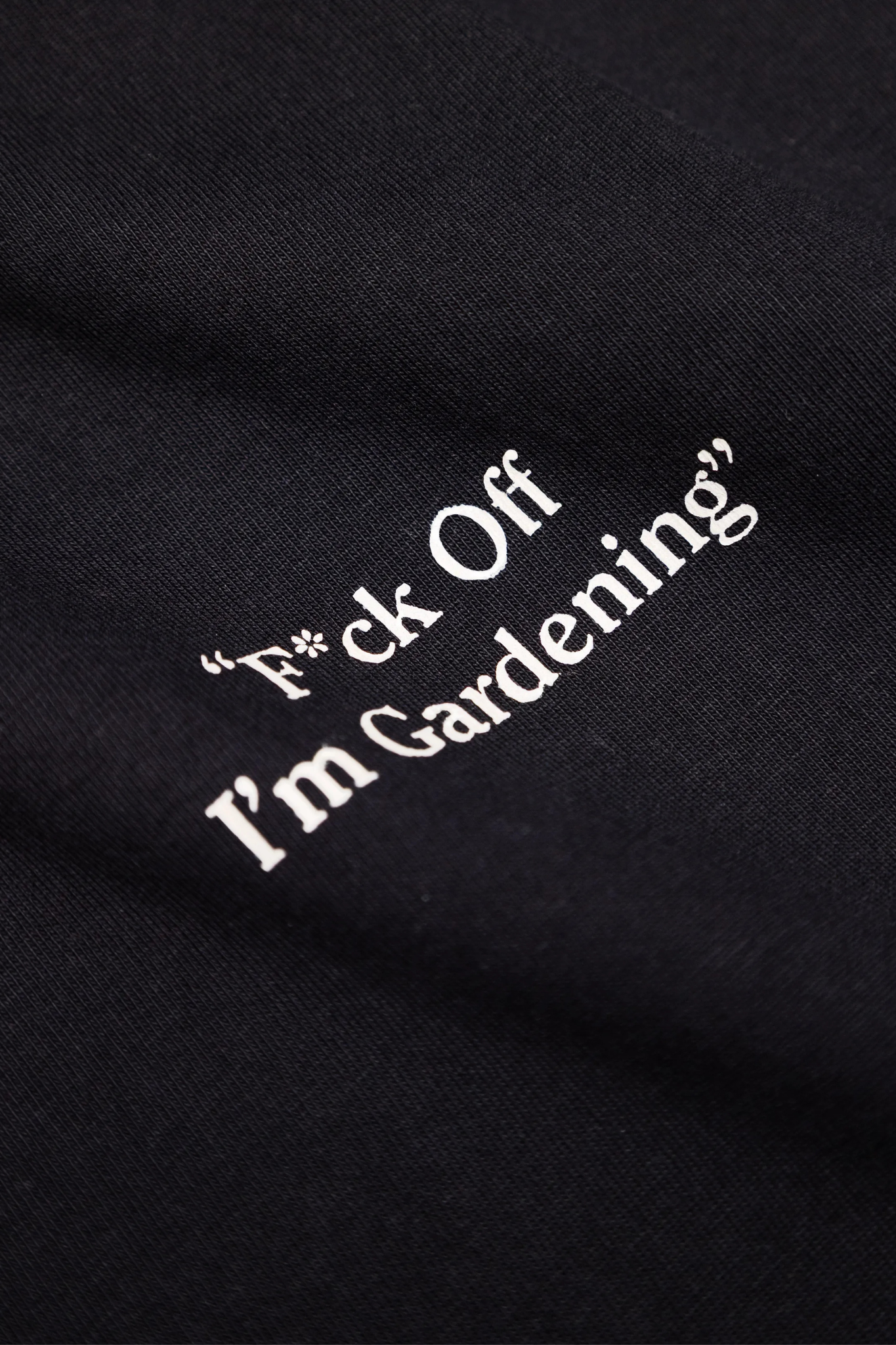 FUCK OFF RAGLAN T-SHIRT - BLACK