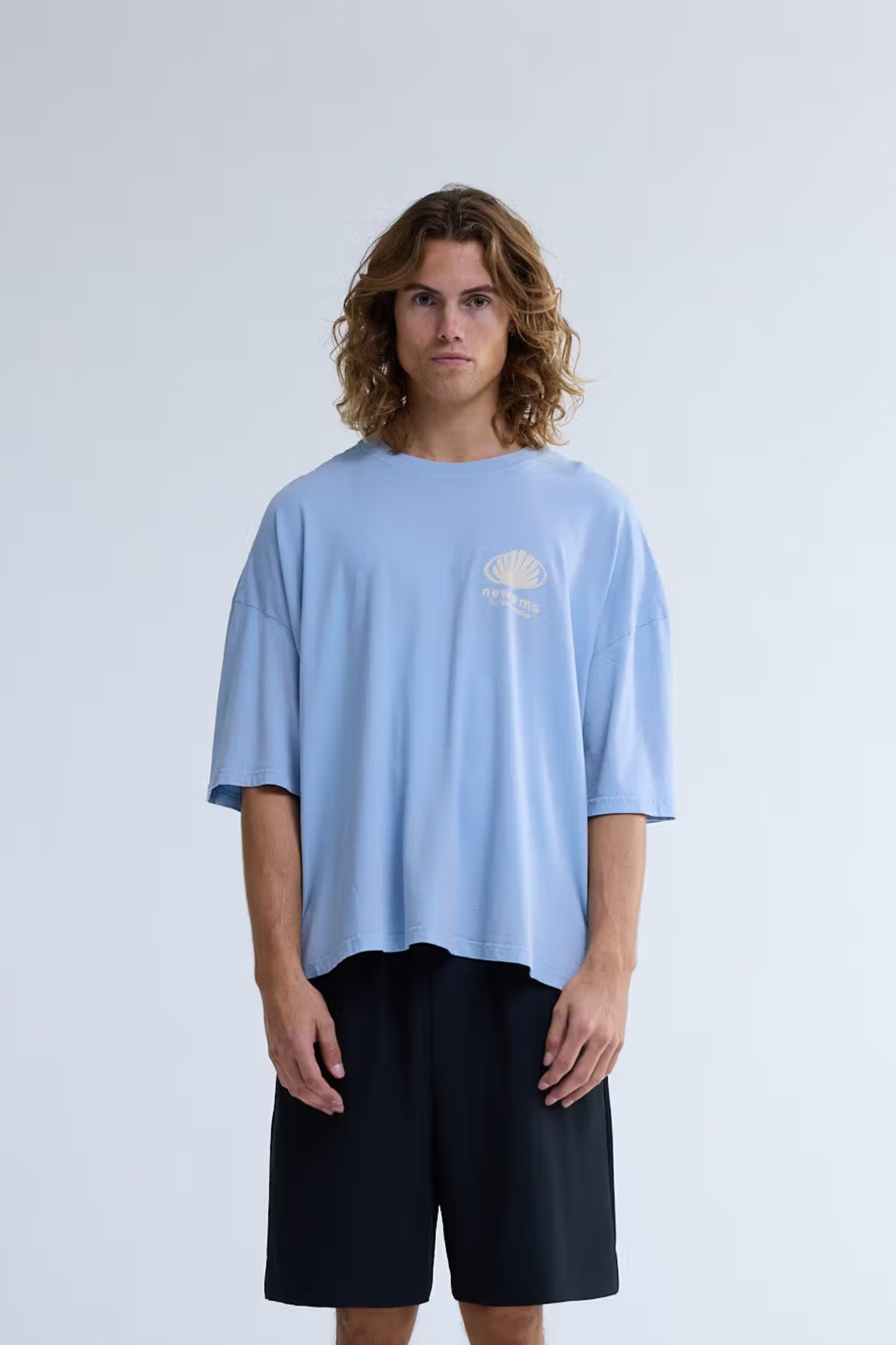 CORPORATE LOGO T-SHIRT - BABY BLUE