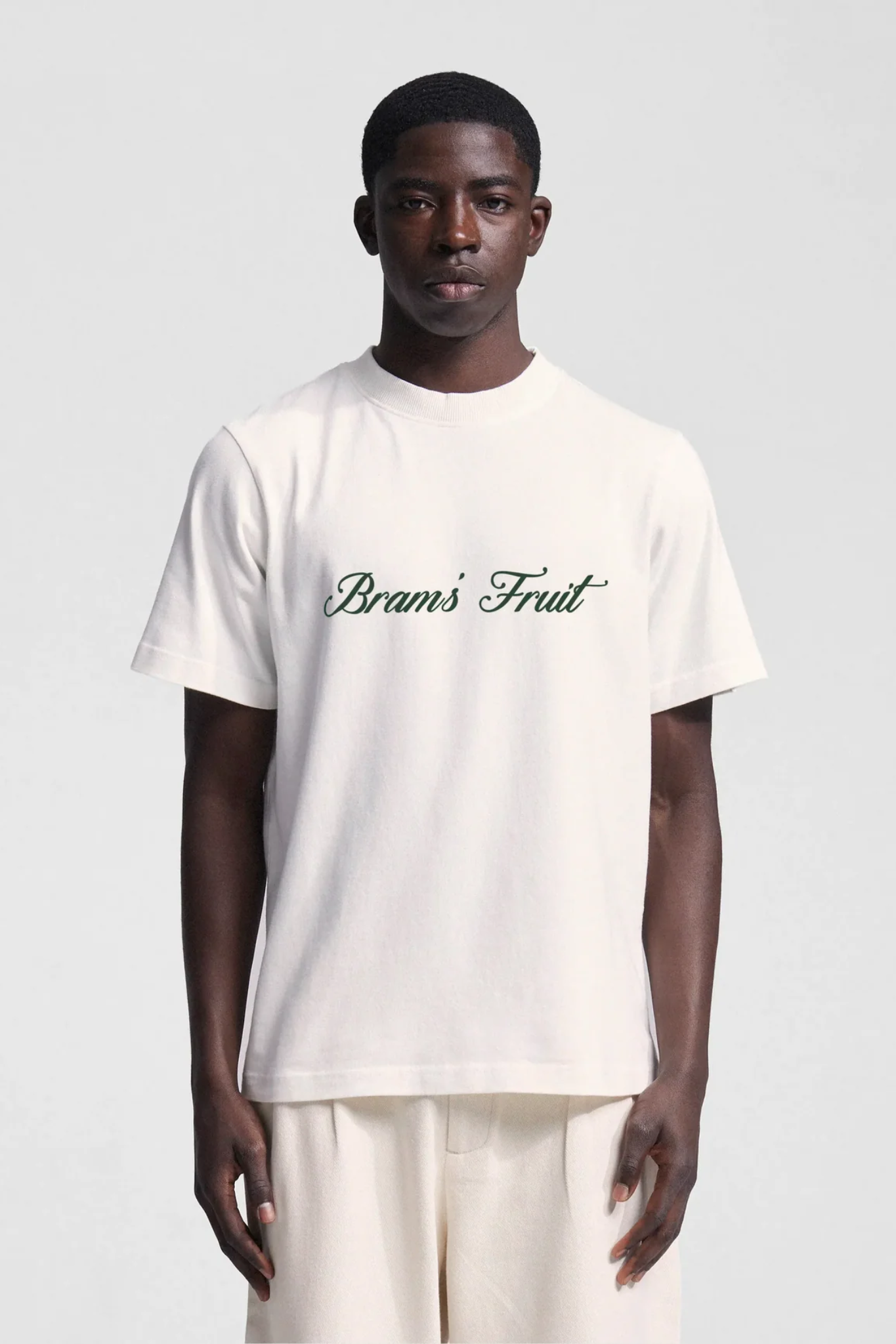 SCRIPT LOGO  T-SHIRT - WHITE