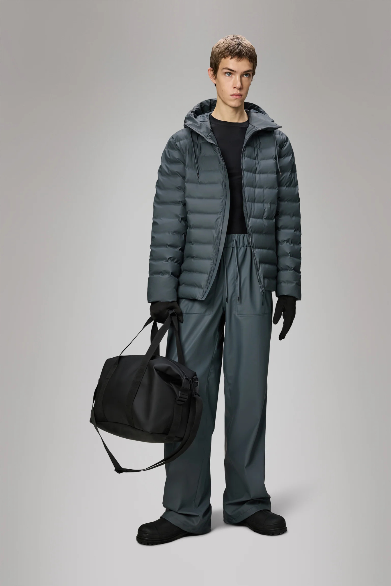 LOHJA PUFFER JACKET W3T2 - LAGOON