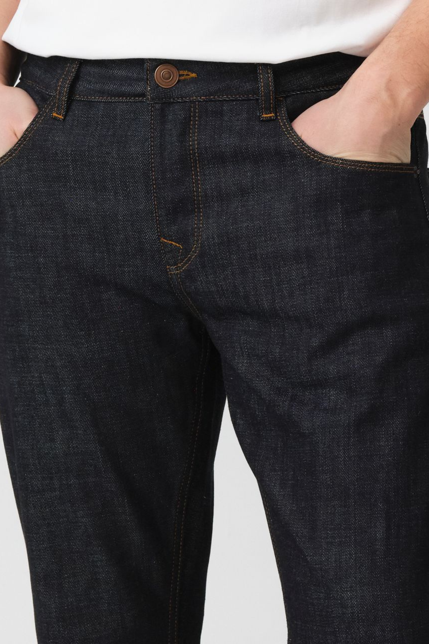 JADEN JEANS - DARK BLUE SELVEDGE