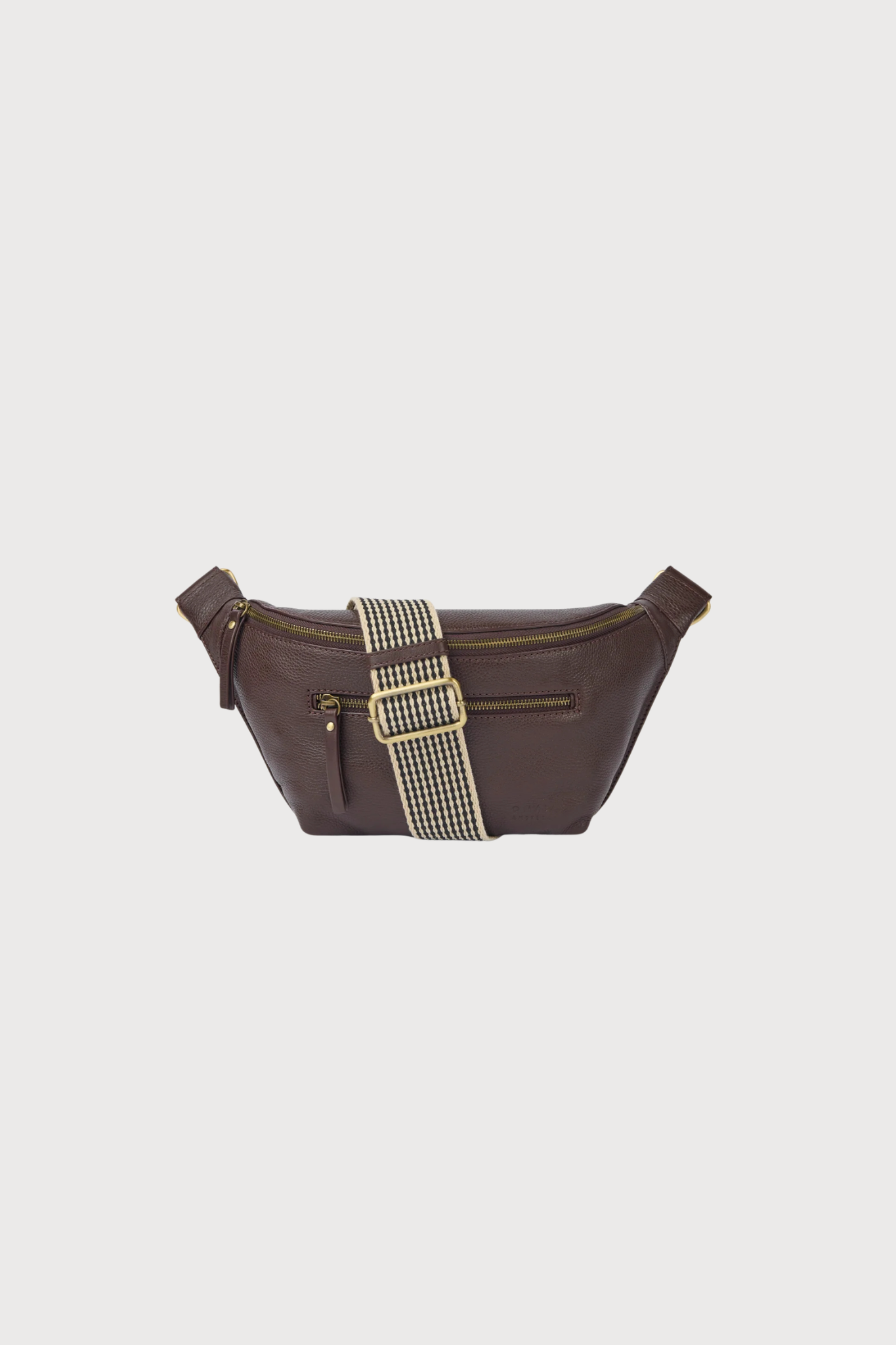 DREW DUM BAG - CHOCOLATE SOFT GRAIN LEATHER