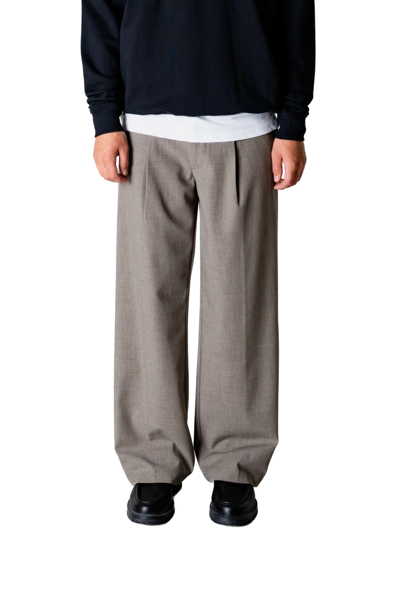 BIN GUAN PANTS - SAND MELANGE