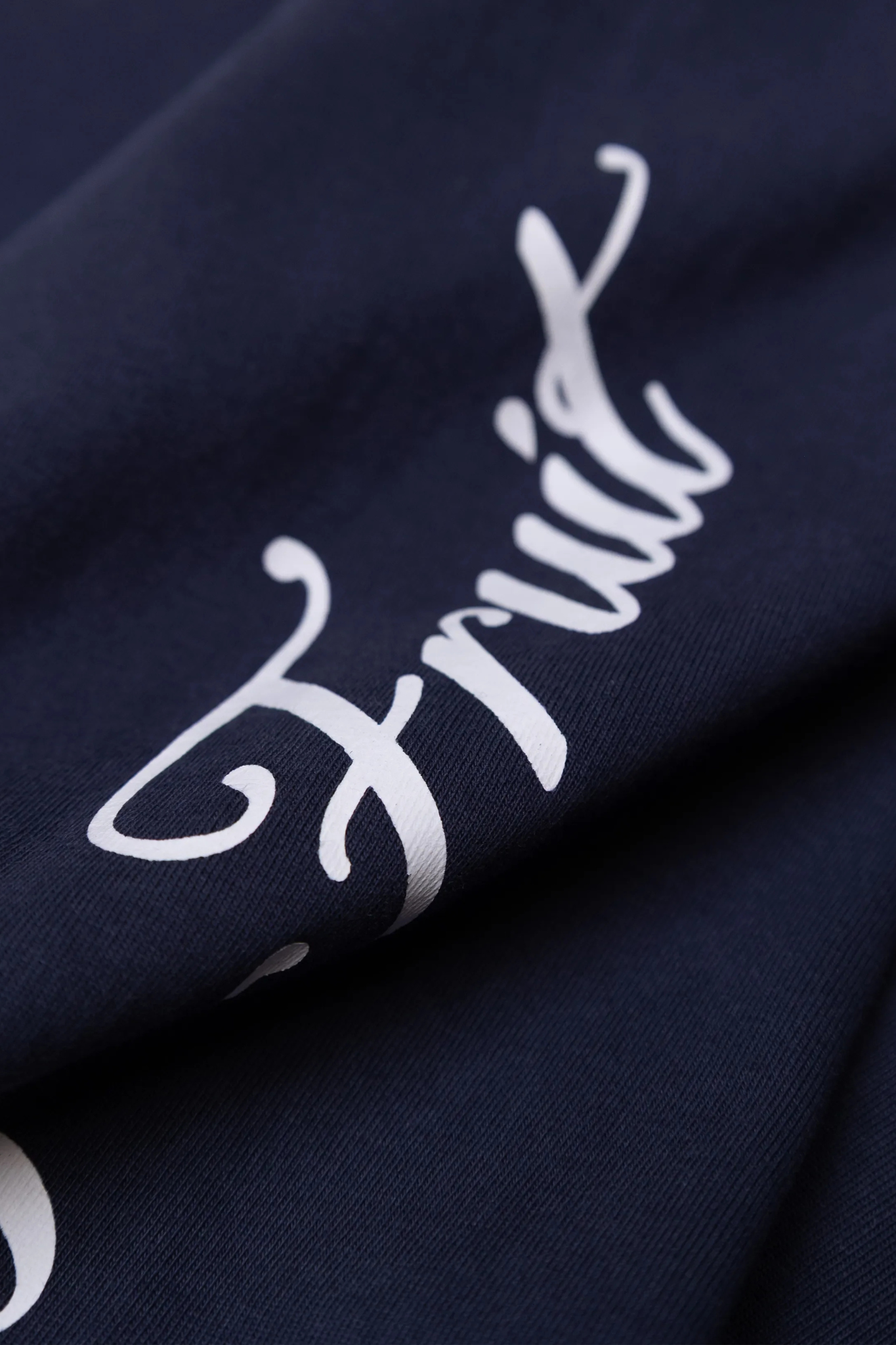 SCRIPT LOGO LONGSLEEVE T-SHIRT - NAVY