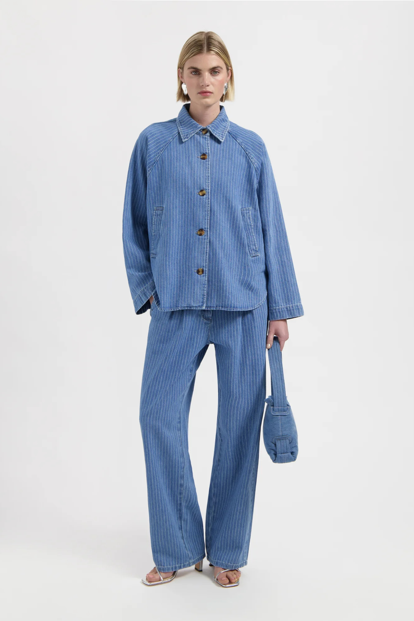 LINA JEANS - LIGHT BLUE STRIPE