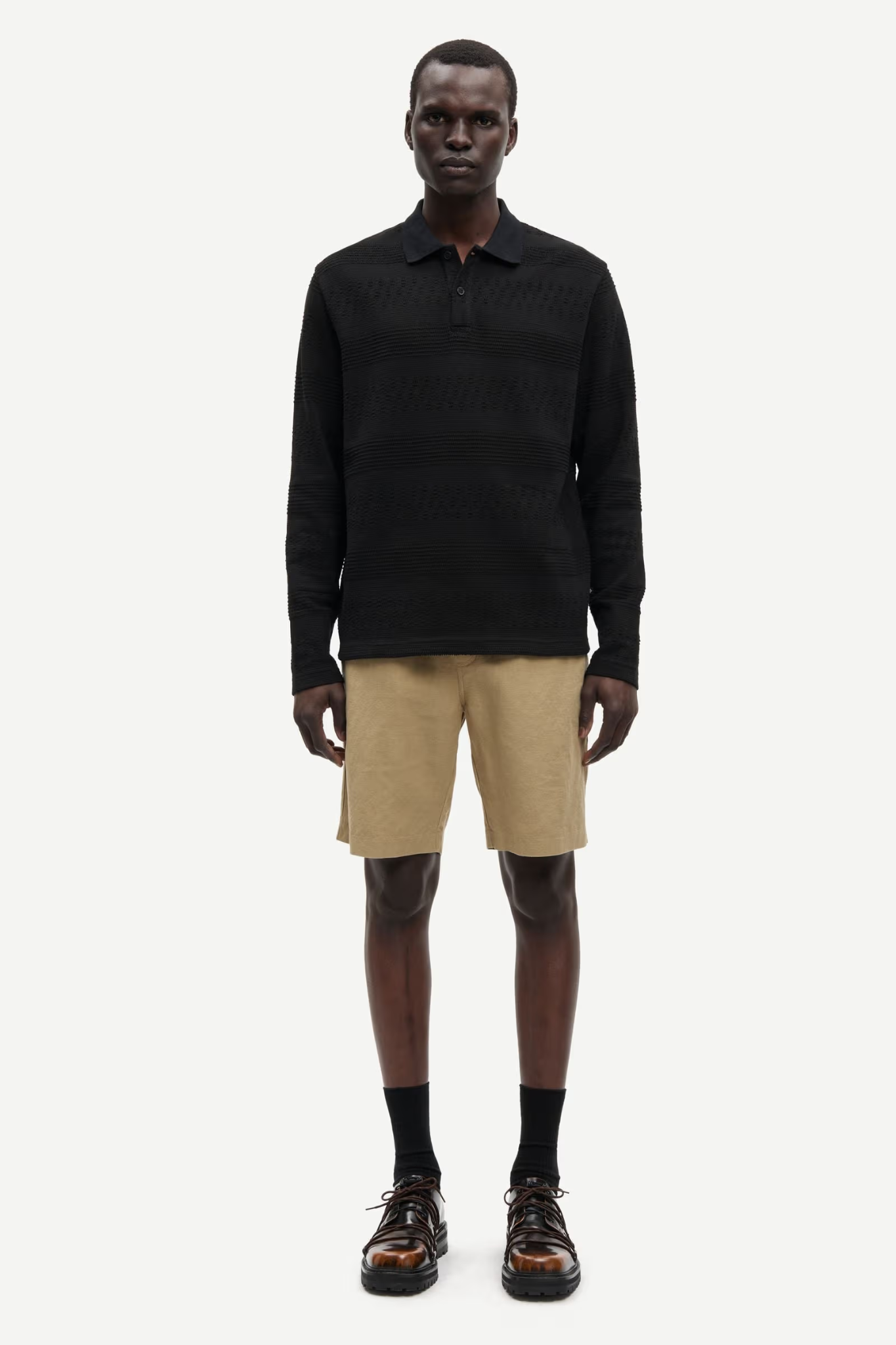 BRUNO LS POLO - BLACK