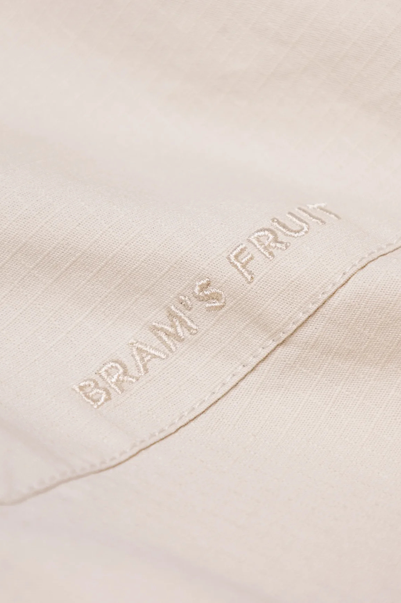 RIPSTOP TEXT LOGO PANTS - OFF WHITE