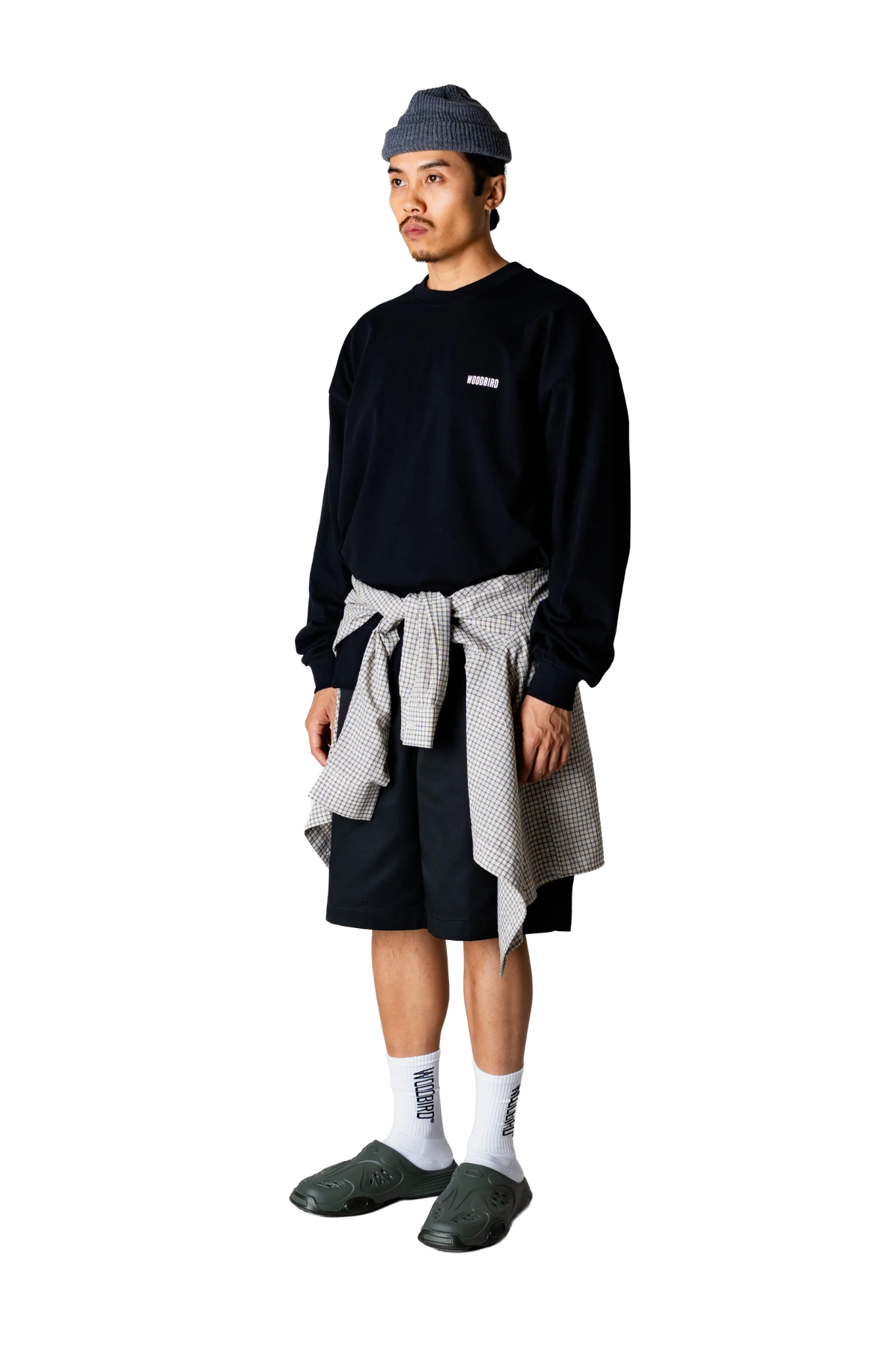 JOES LONGSLEEVE LOGO T-SHIRT - BLACK