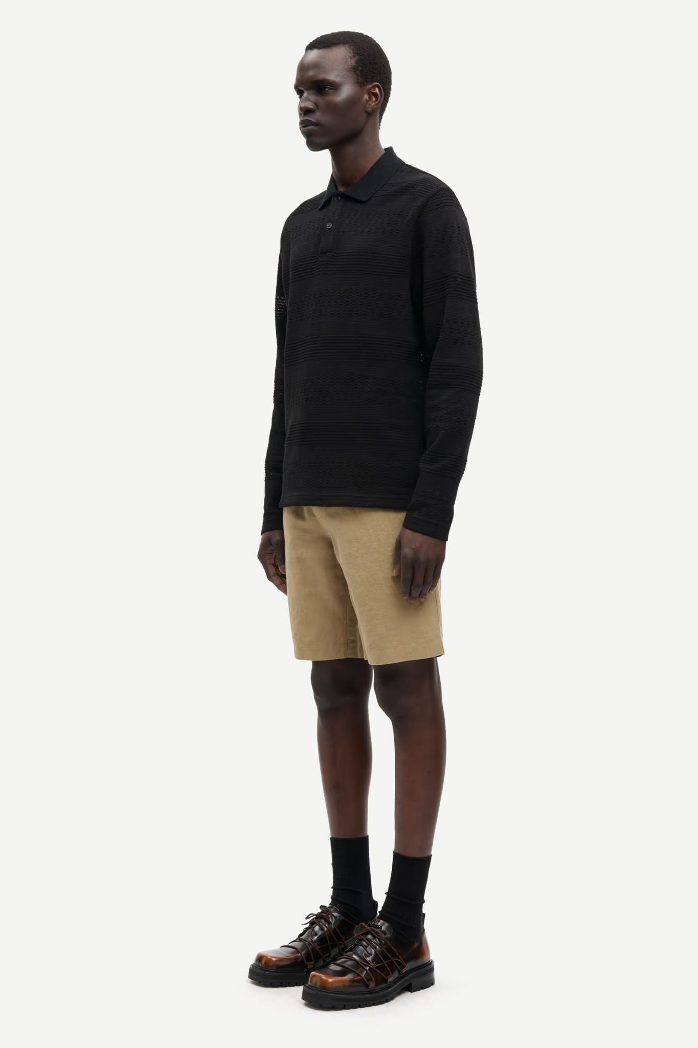 BRUNO LS POLO - BLACK