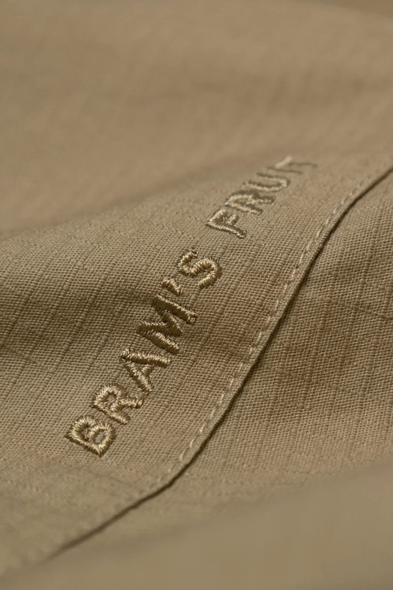 RIPSTOP TEXT LOGO SHORTS - OLIVE GREEN