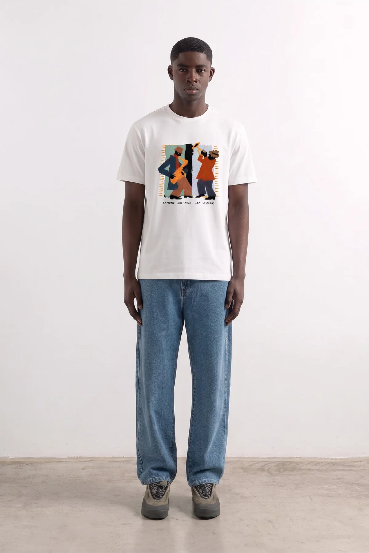 JAM T-SHIRT - PLAIN OFF WHITE