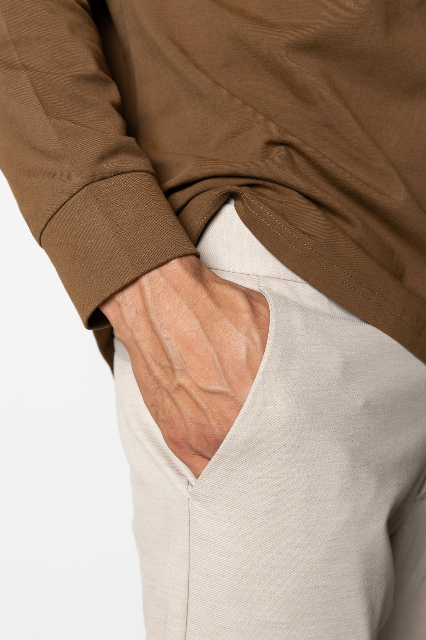 COPENHAGEN BRENDON JERSEY PANTS - ECRU