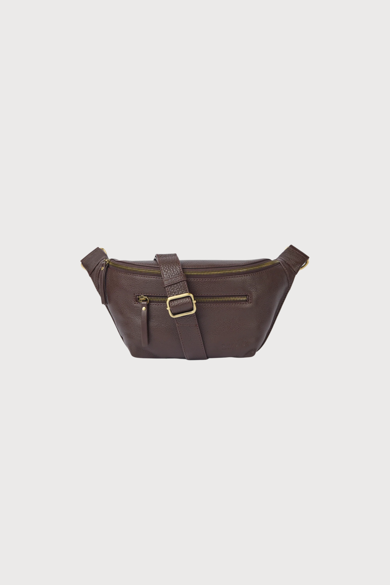 DREW DUM BAG - CHOCOLATE SOFT GRAIN LEATHER
