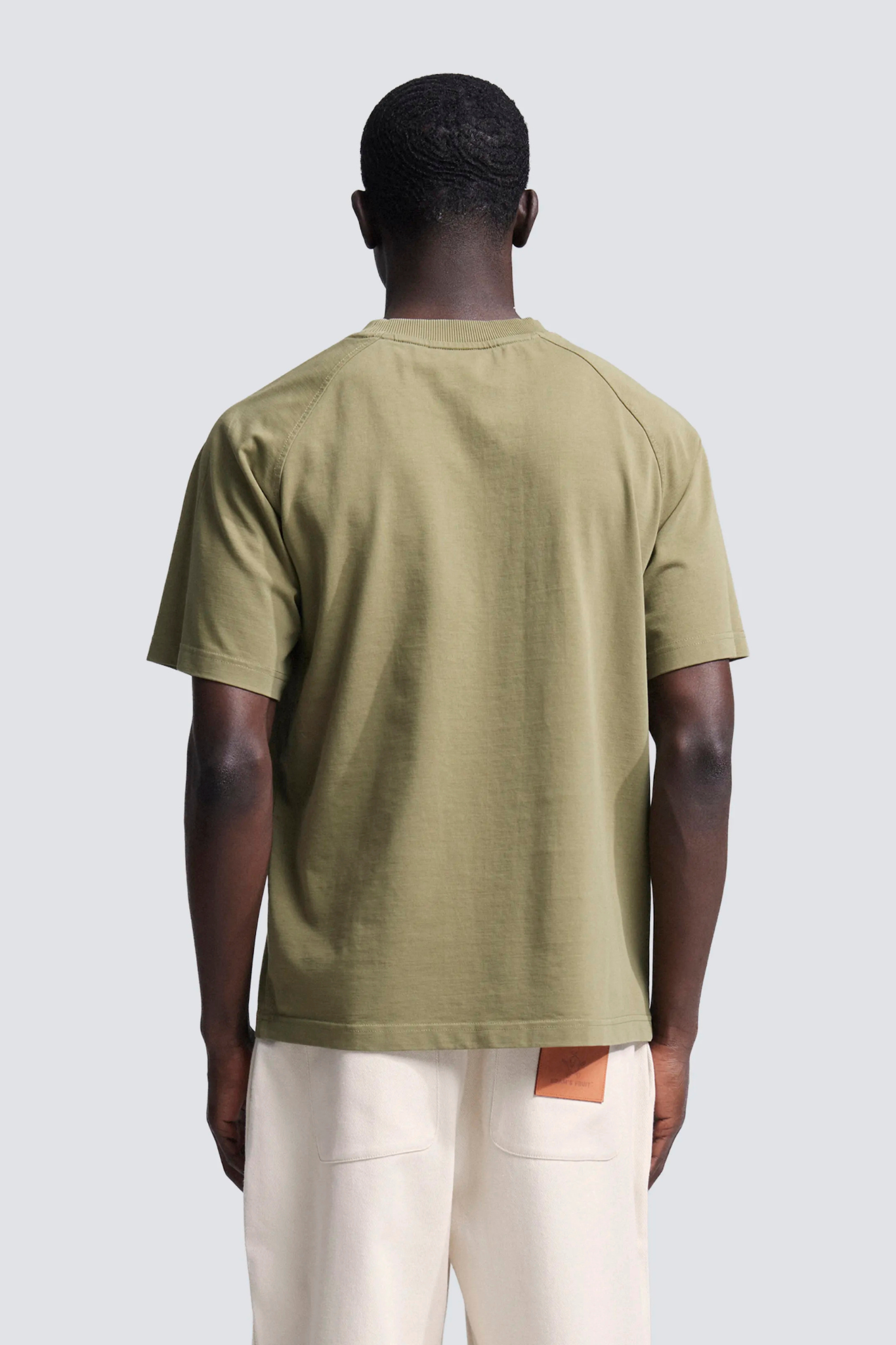 FUCK OFF RAGLAN T-SHIRT - OLIVE GREEN