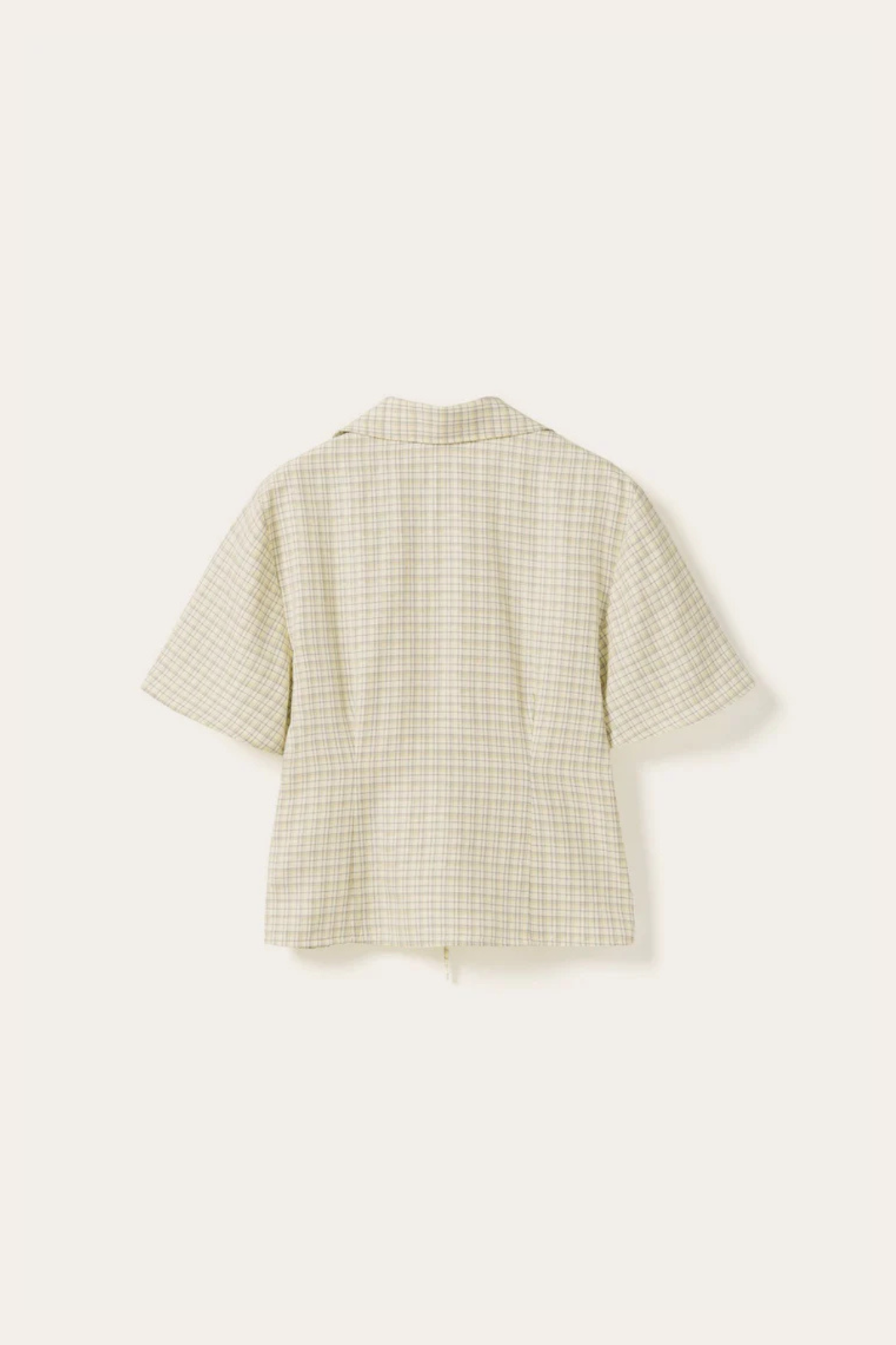 MIKO BLOUSE - DENNY YELLOW CHECK