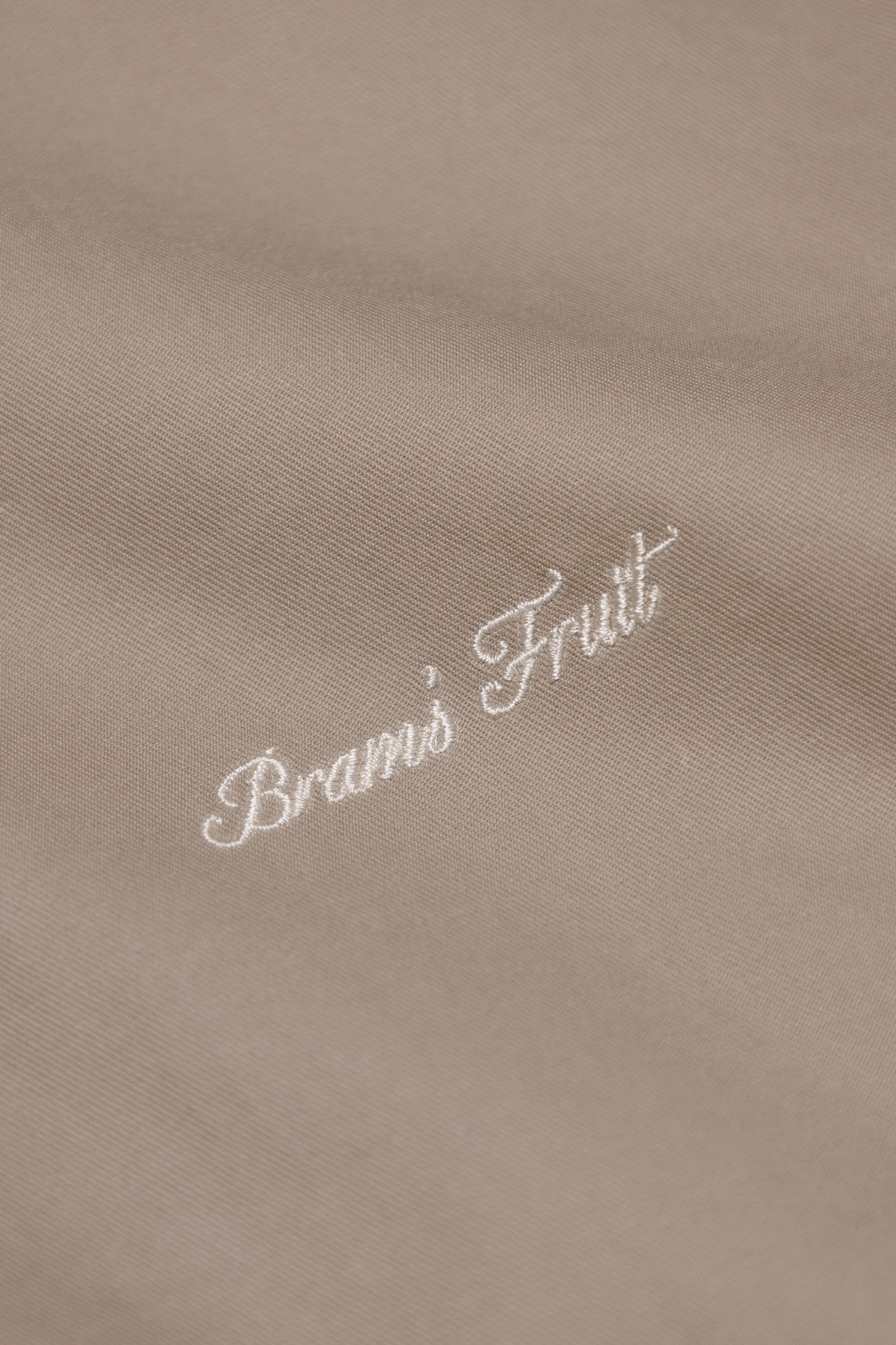 SCRIPT LOGO DISTRESSED JACKET - SAND