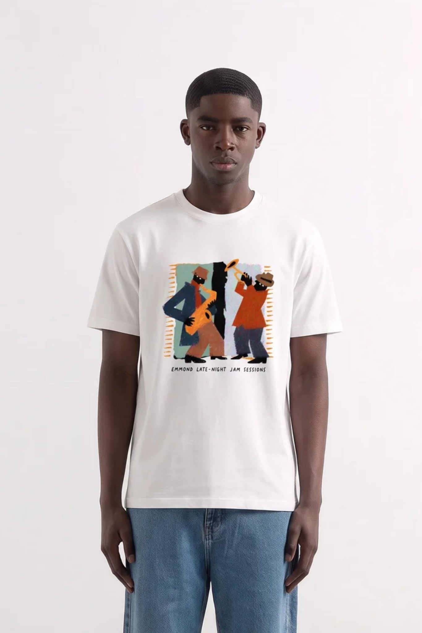 JAM T-SHIRT - PLAIN OFF WHITE