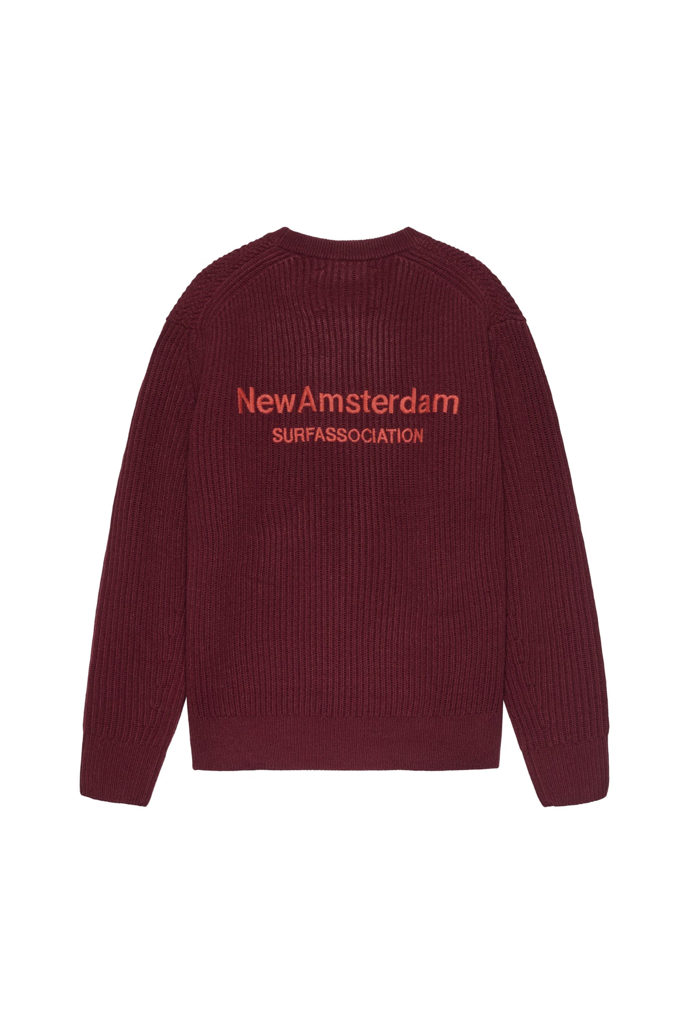 KNITTED CREWNECK - BURGUNDY