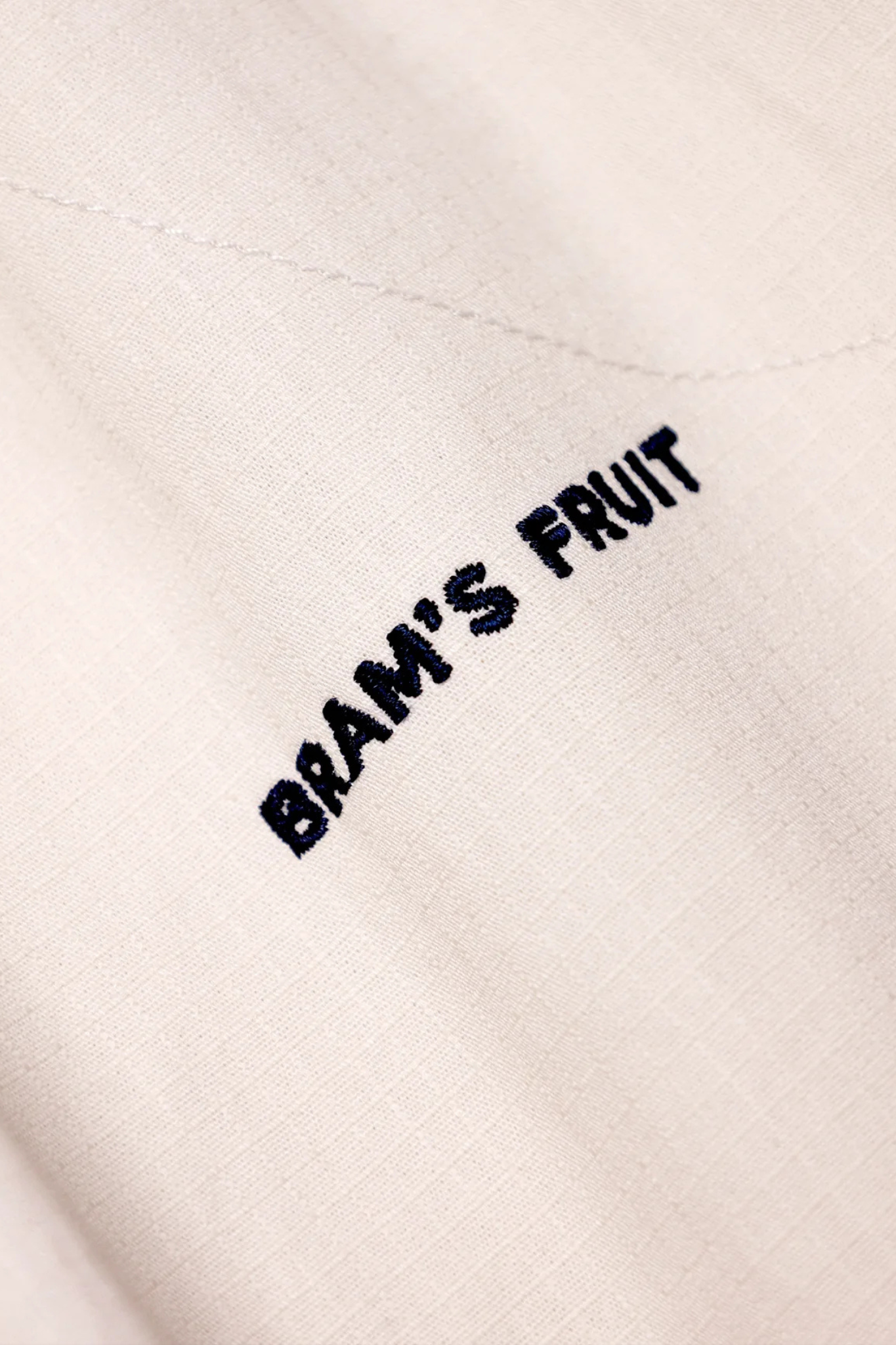 RIPSTOP TEXT LOGO PANTS - OFF WHITE