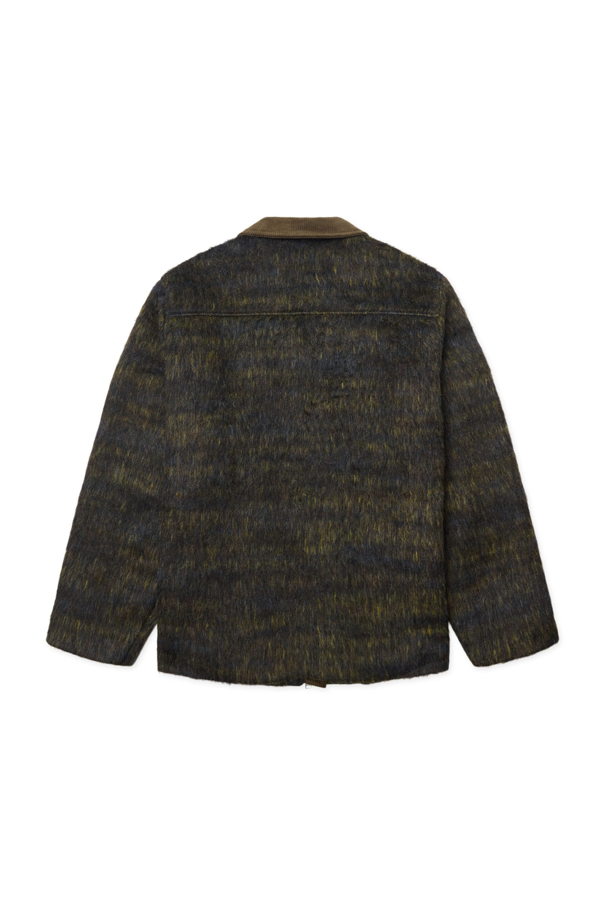 BLADE HAIRY ZIP JACKET - DARK OLIVE