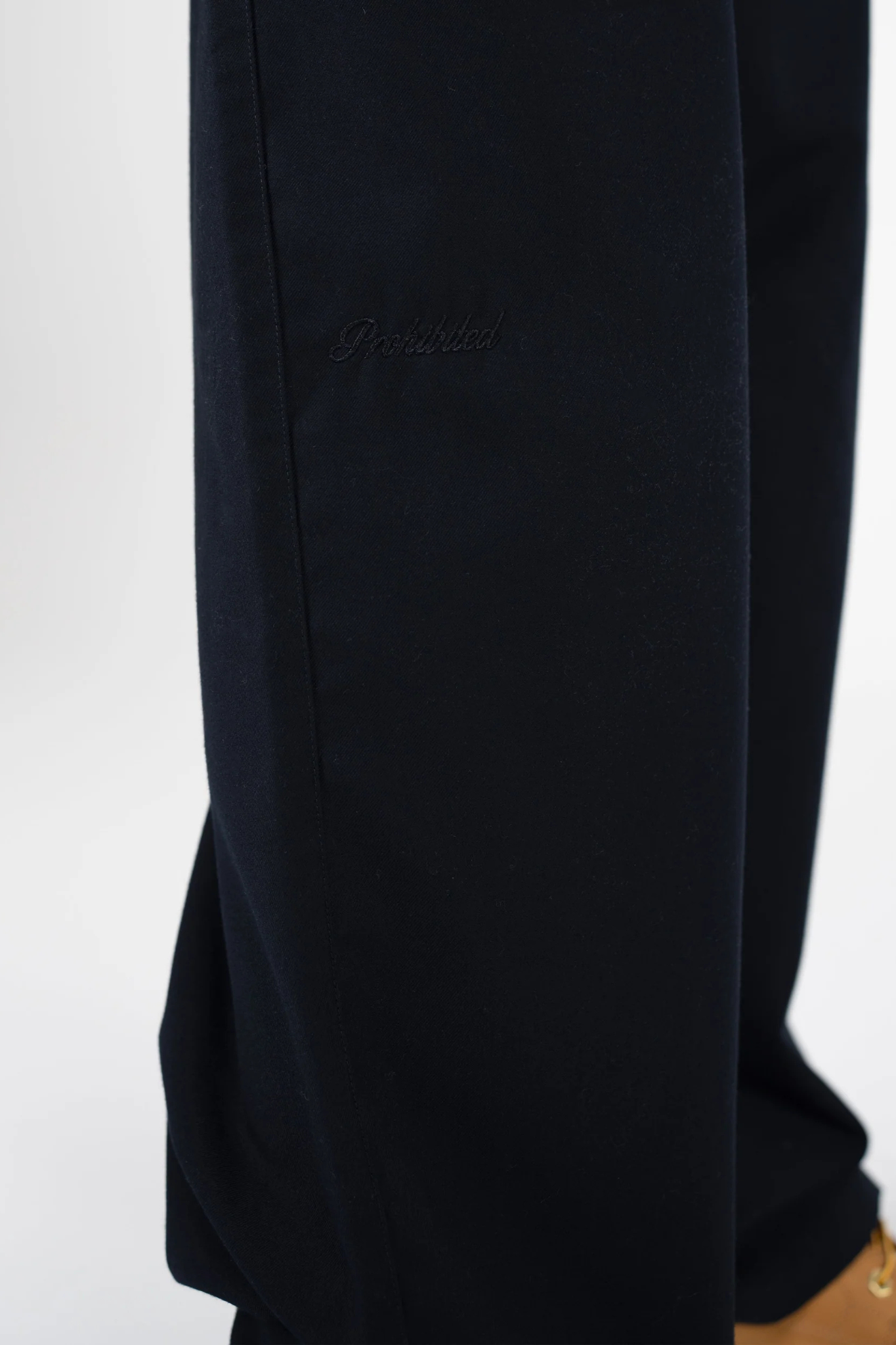 SOHO PLEATED PANTS - NAVY