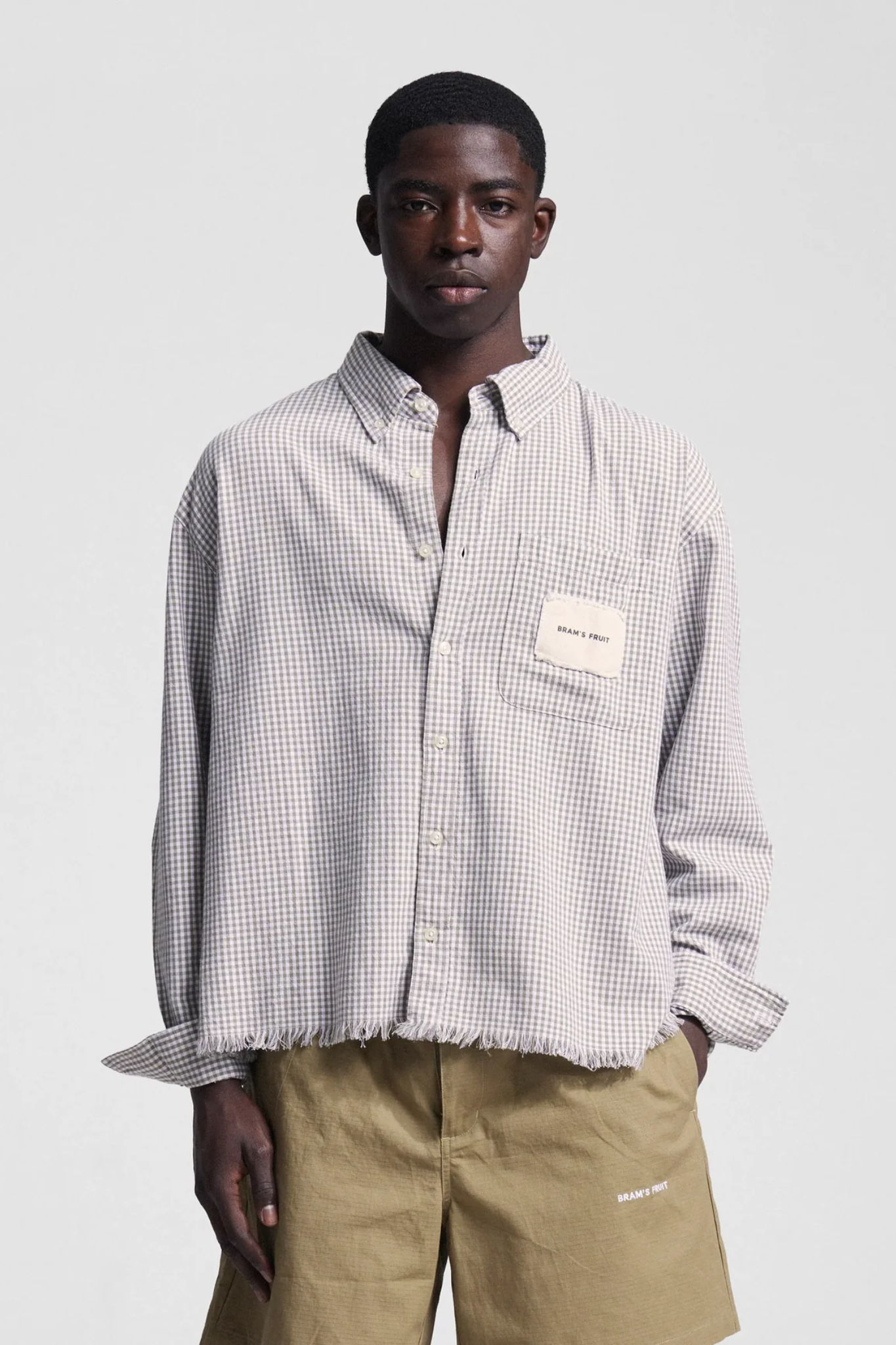 FARMER'S LONGSLEEVE SHIRT - OLIVE GREEN