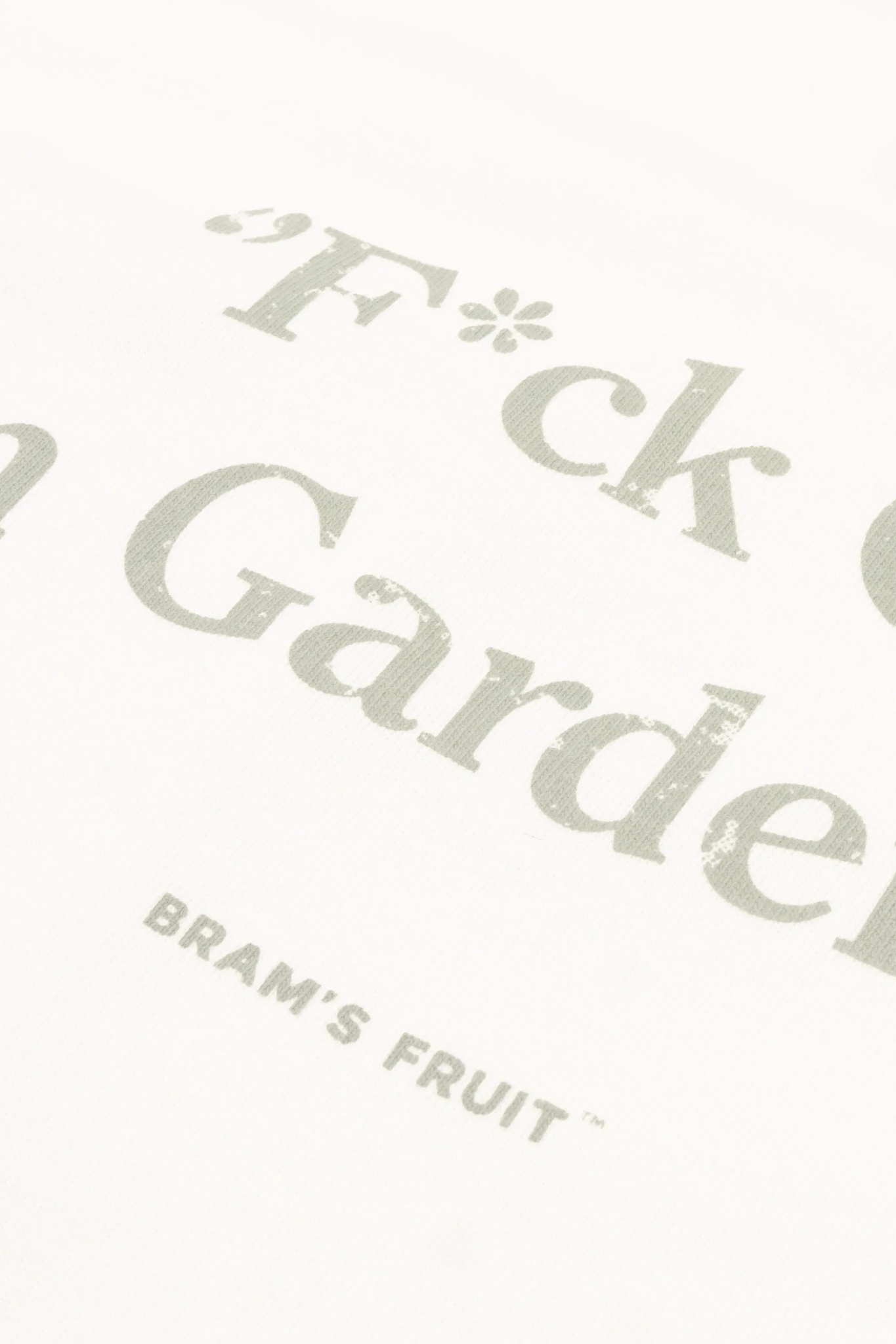 F*CK OFF SLEEVLESS DISTRESSED T-SHIRT - WHITE