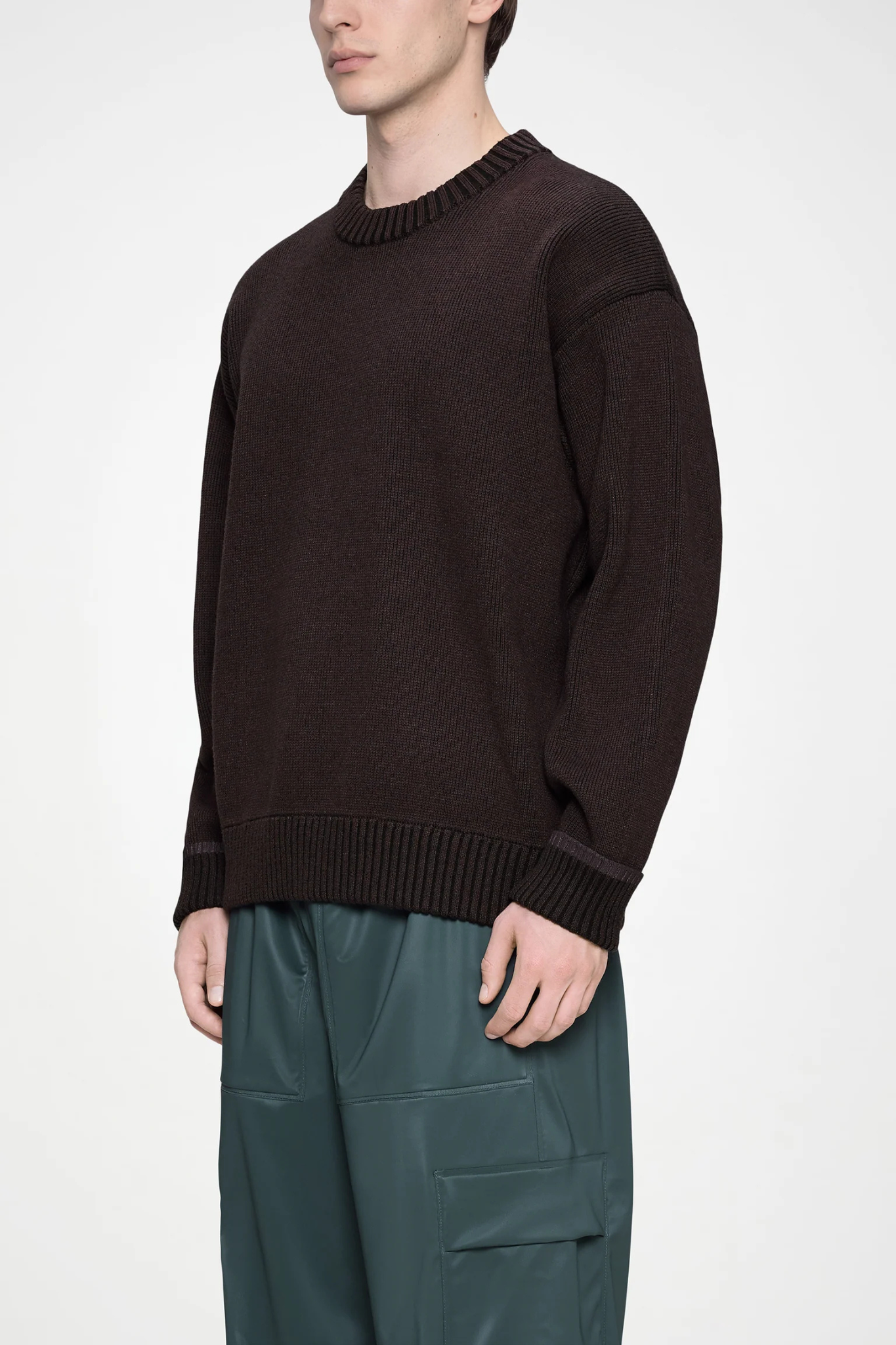 SOWA KNIT CREW NECK - BLACK