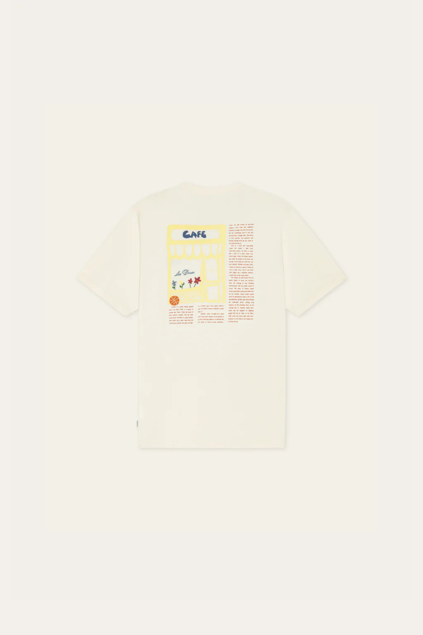 CAFÉ T-SHIRT - LIGHT IVORY