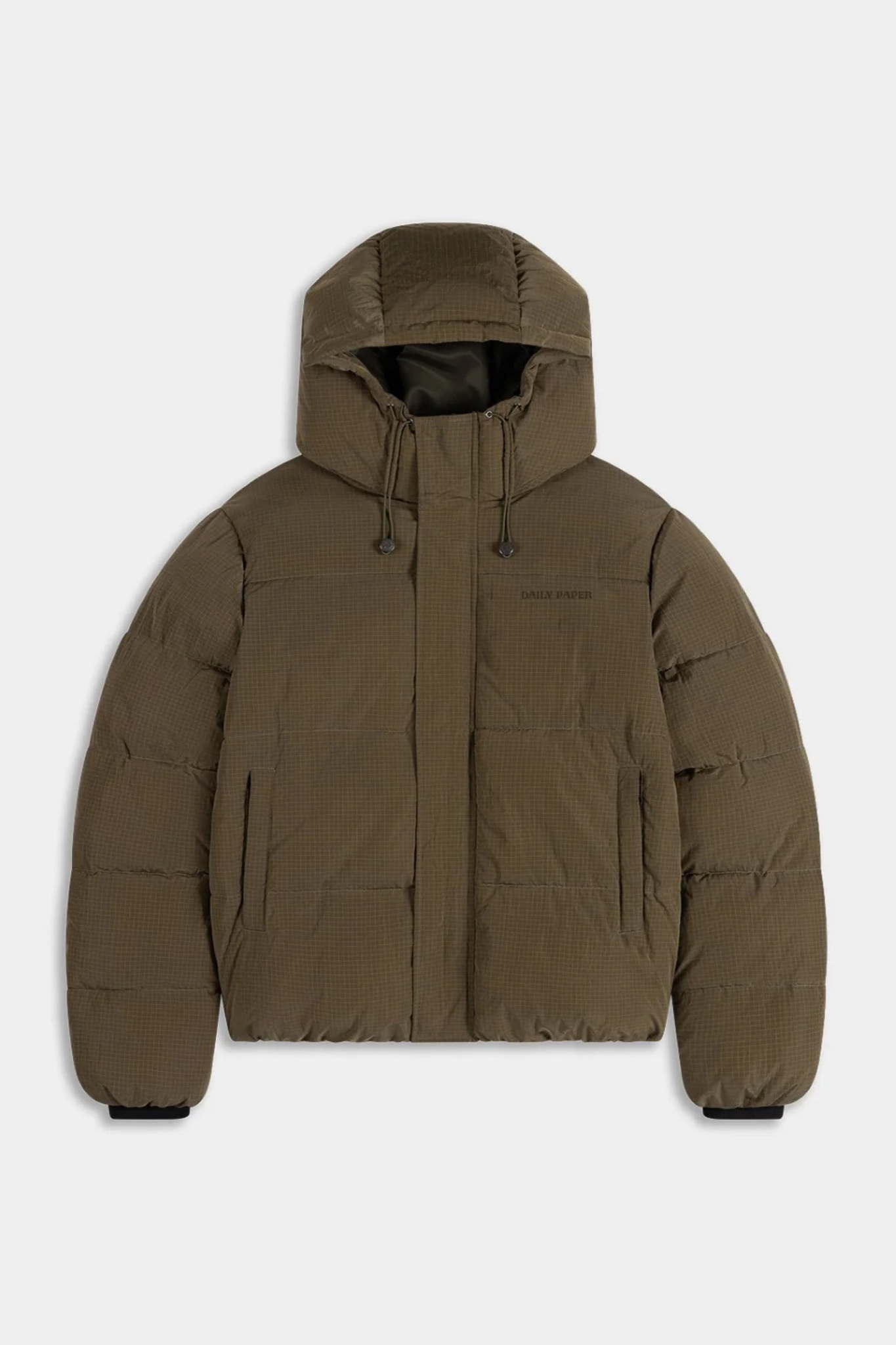 RIPSTOP PUFFER JACKET - DUSKY GREEN